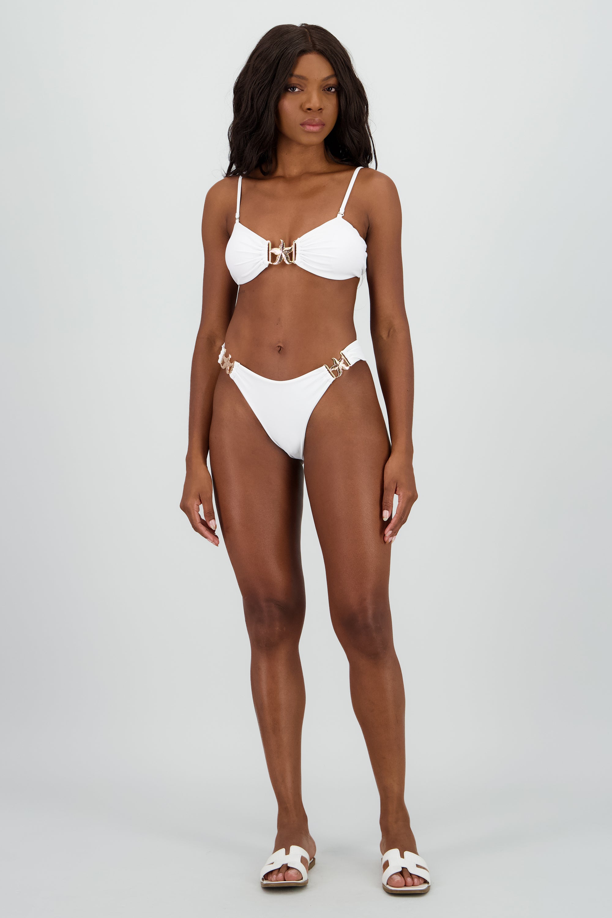 Bikini aros metalicos BLANCO