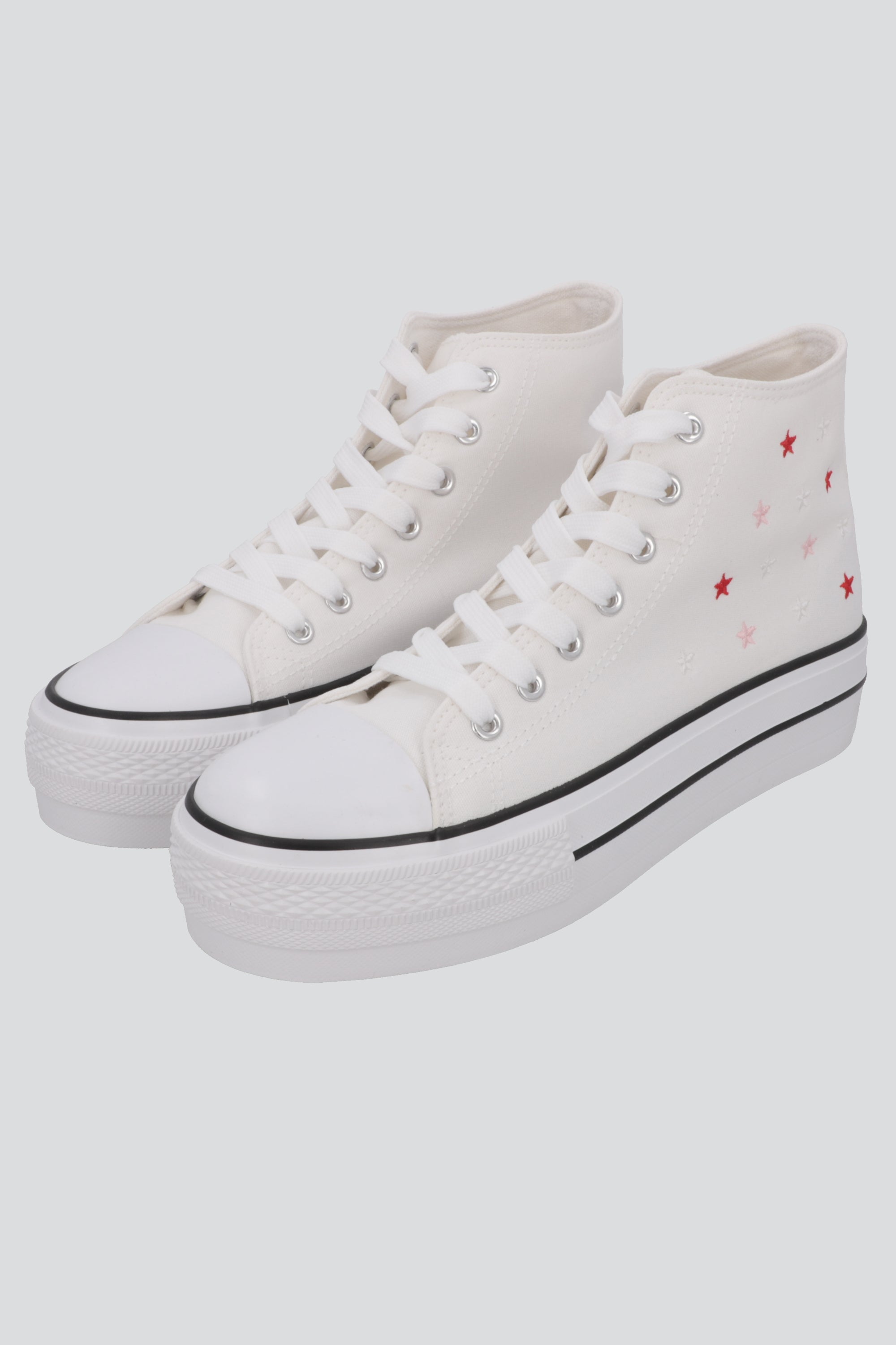 Tenis canvas estrellas BLANCO