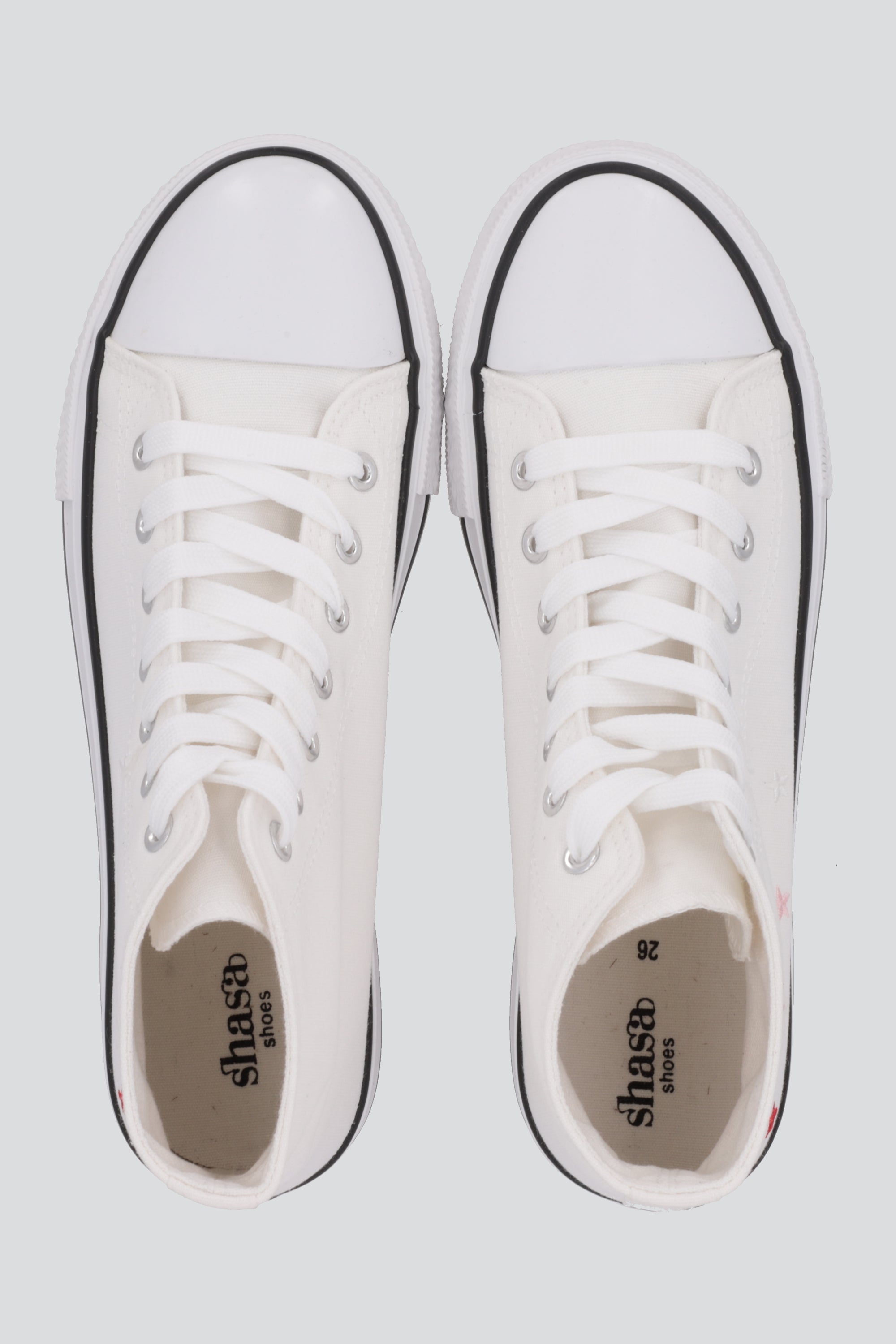Tenis canvas estrellas BLANCO