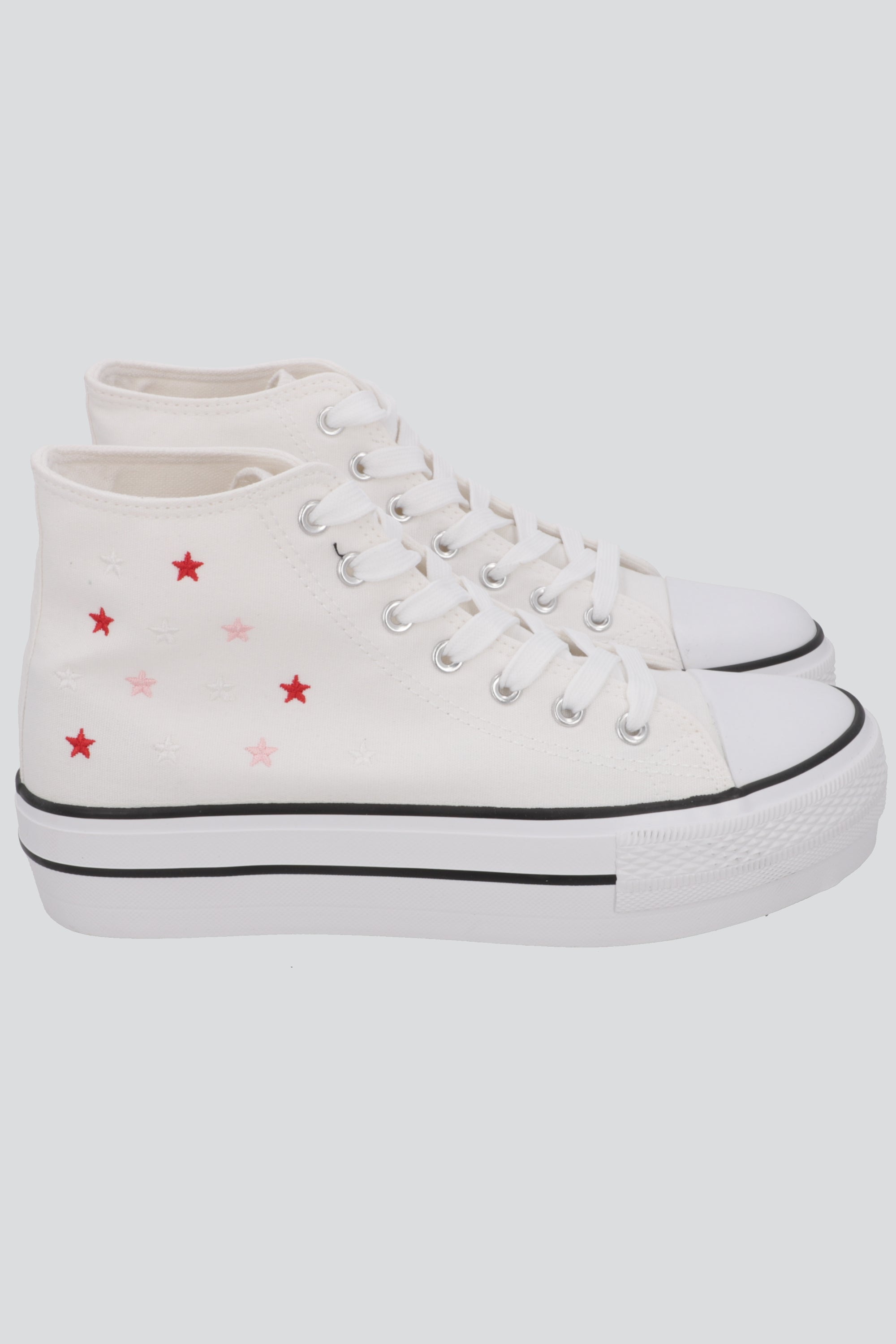 Tenis canvas estrellas BLANCO