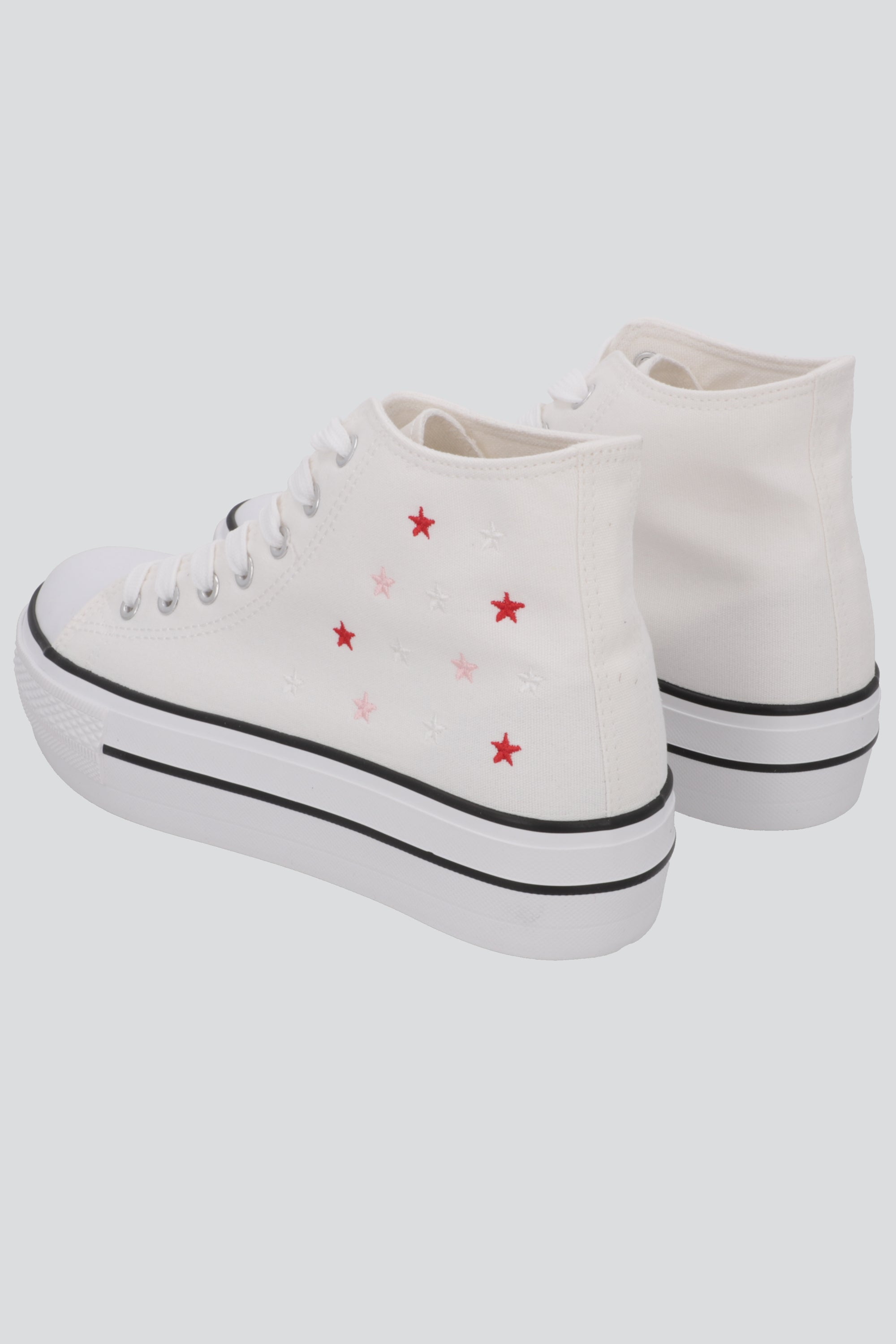 Tenis canvas estrellas BLANCO