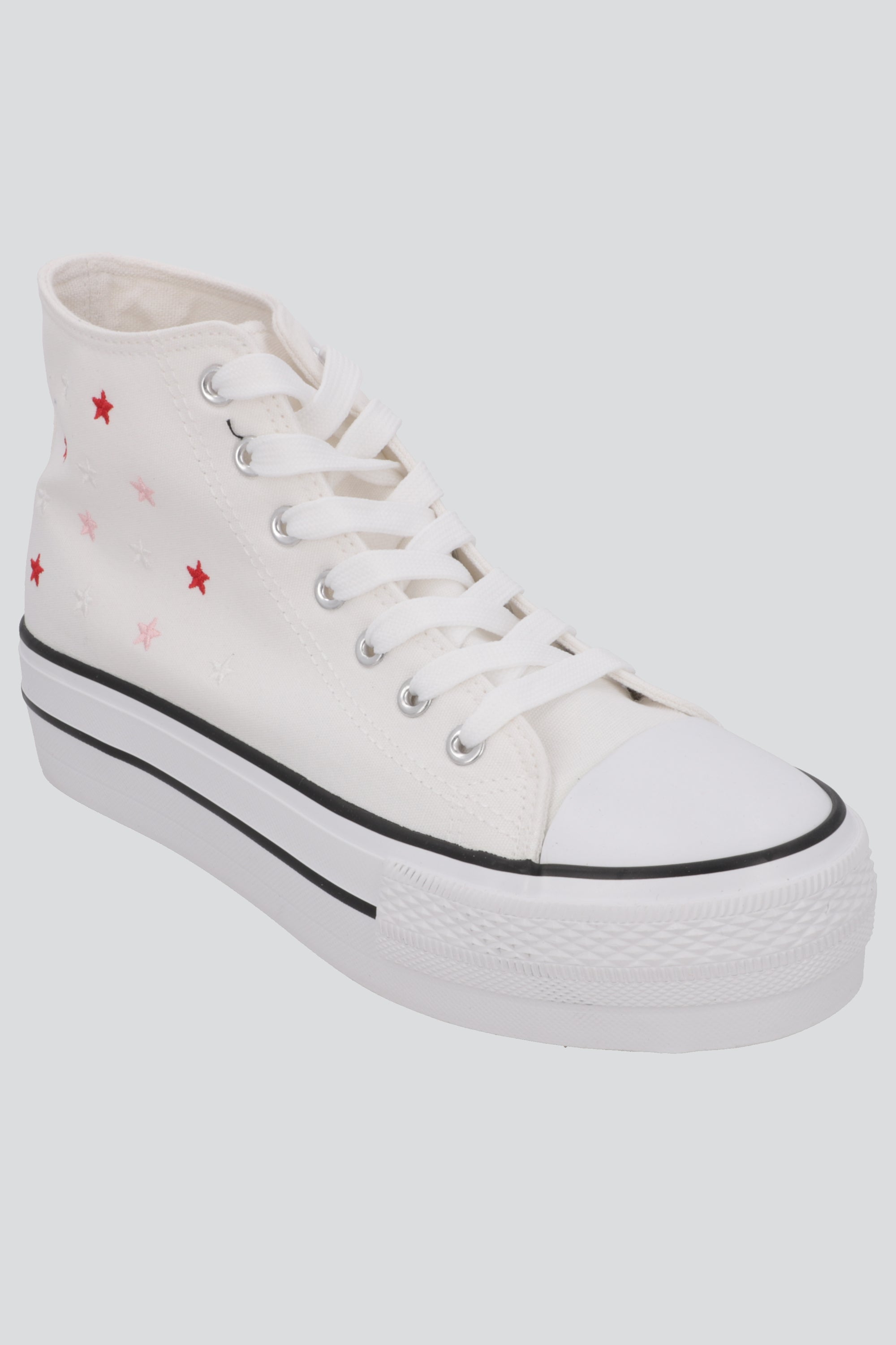Tenis canvas estrellas BLANCO