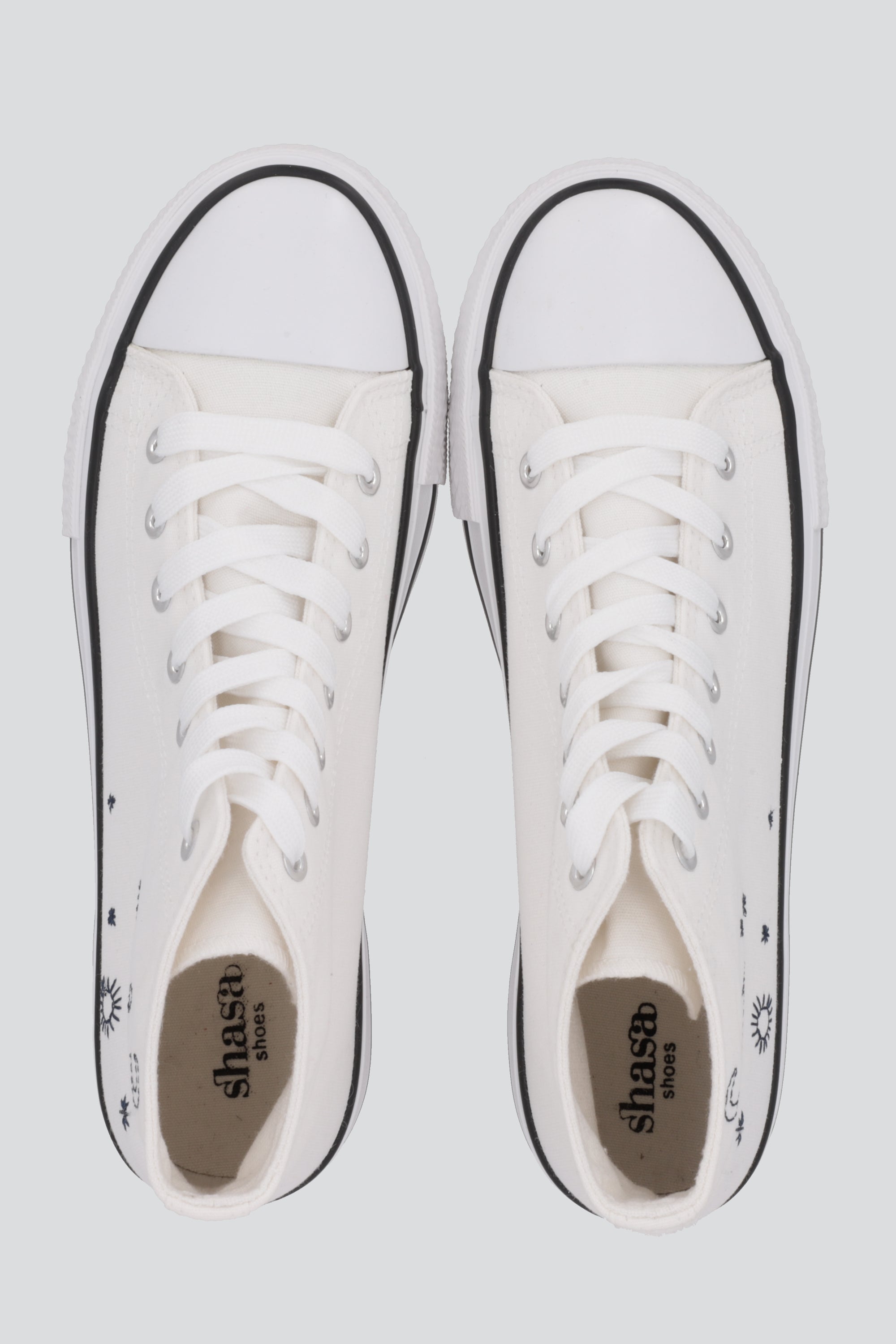 Tenis canvas espacial BLANCO