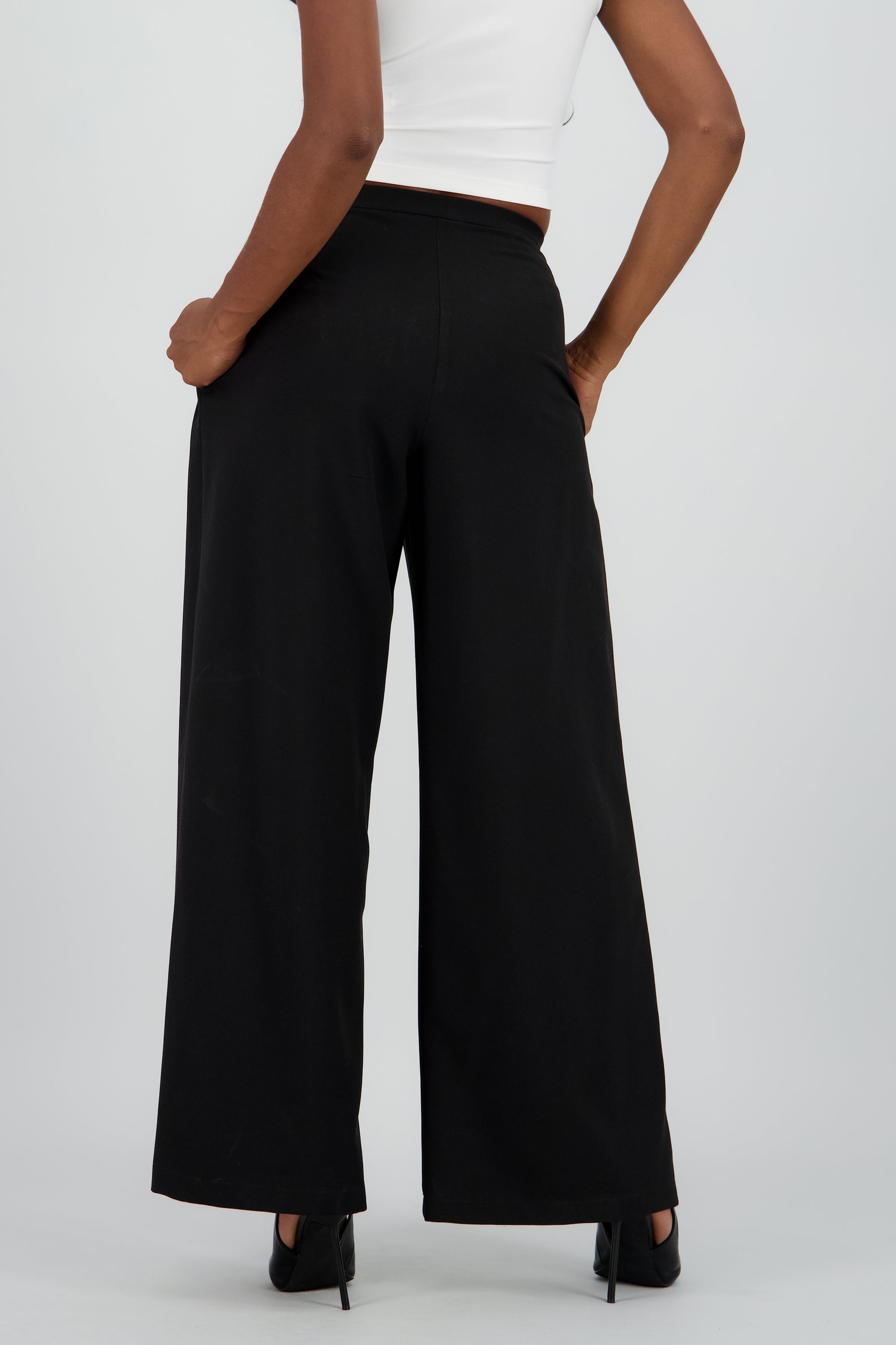 Pantalon de vestir pinzas NEGRO