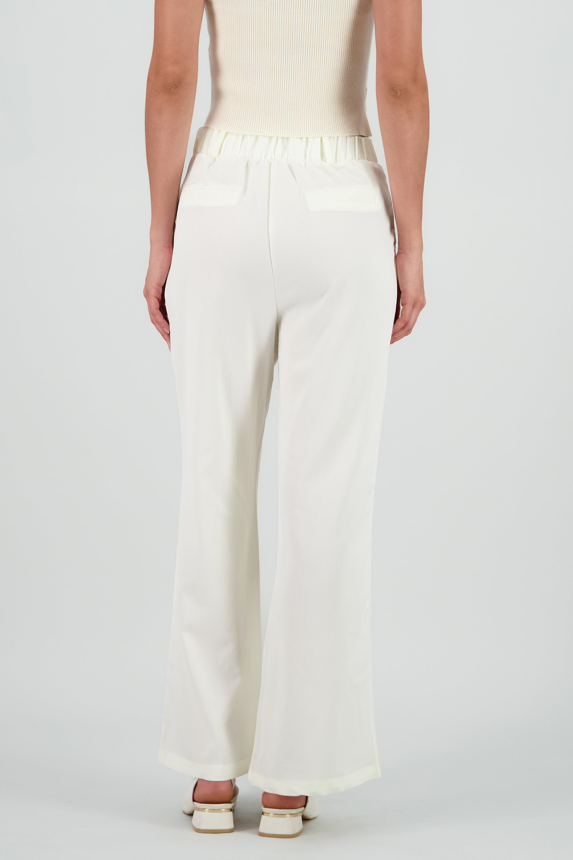 Pantalon de vestir fluido BLANCO