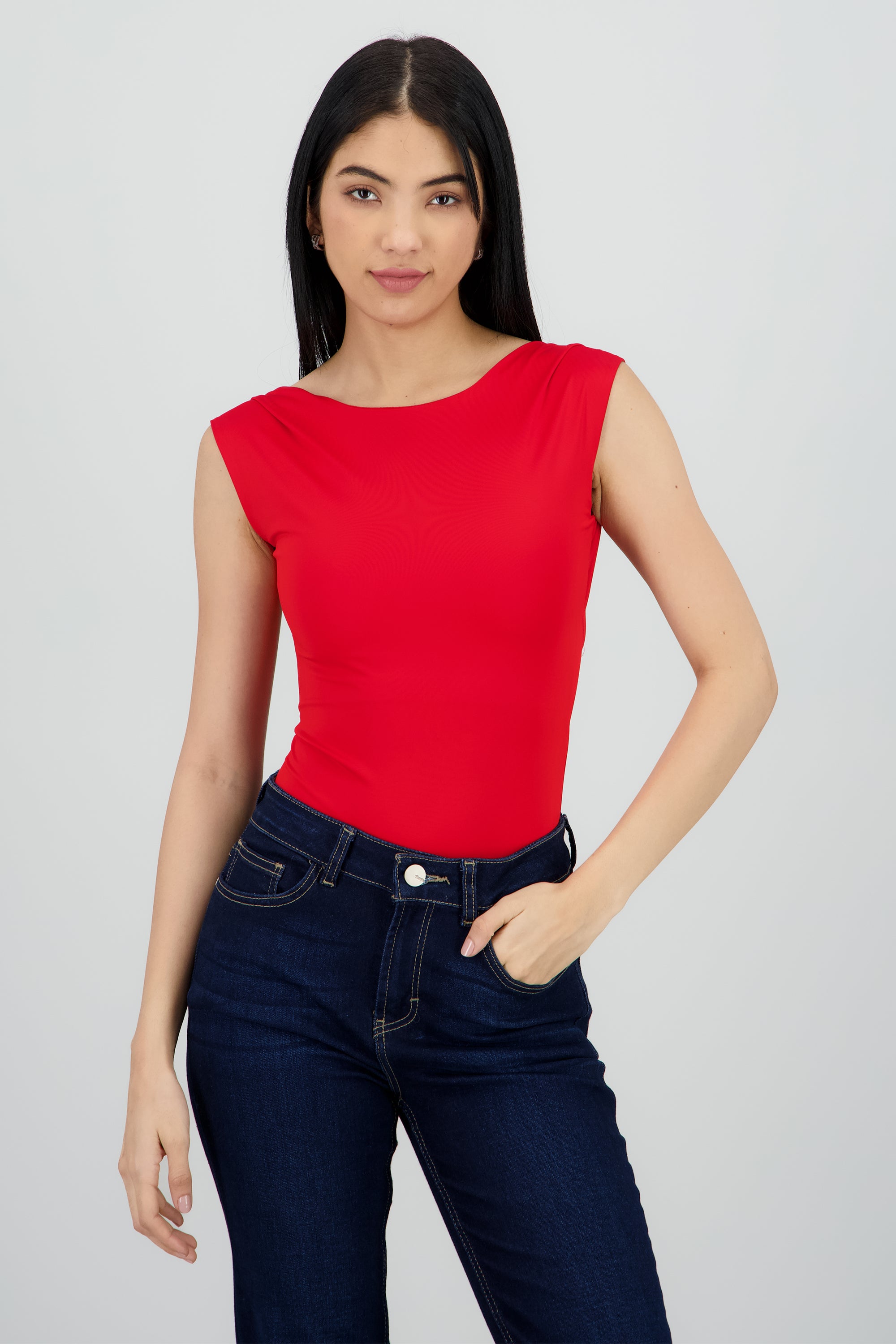 Bodysuit liso escote redondo 