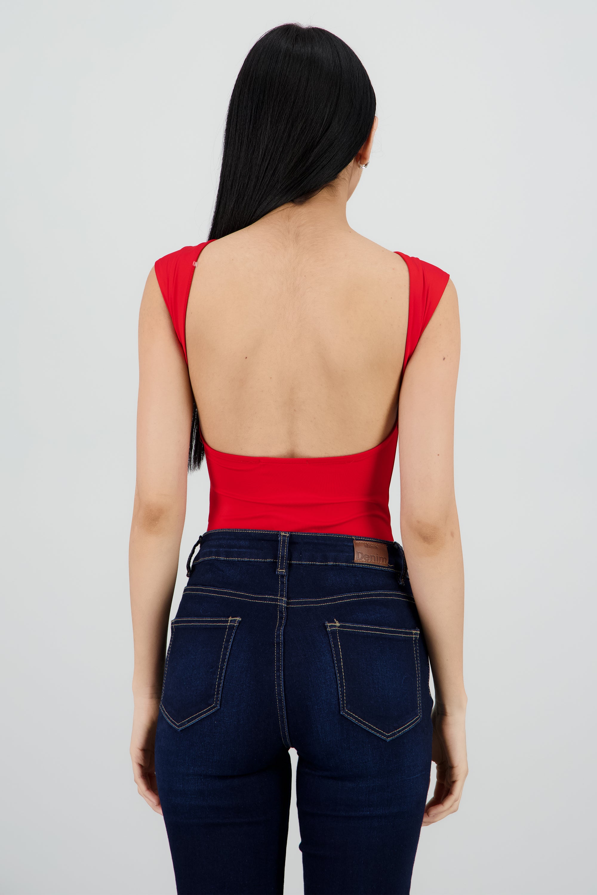 Bodysuit liso escote redondo 