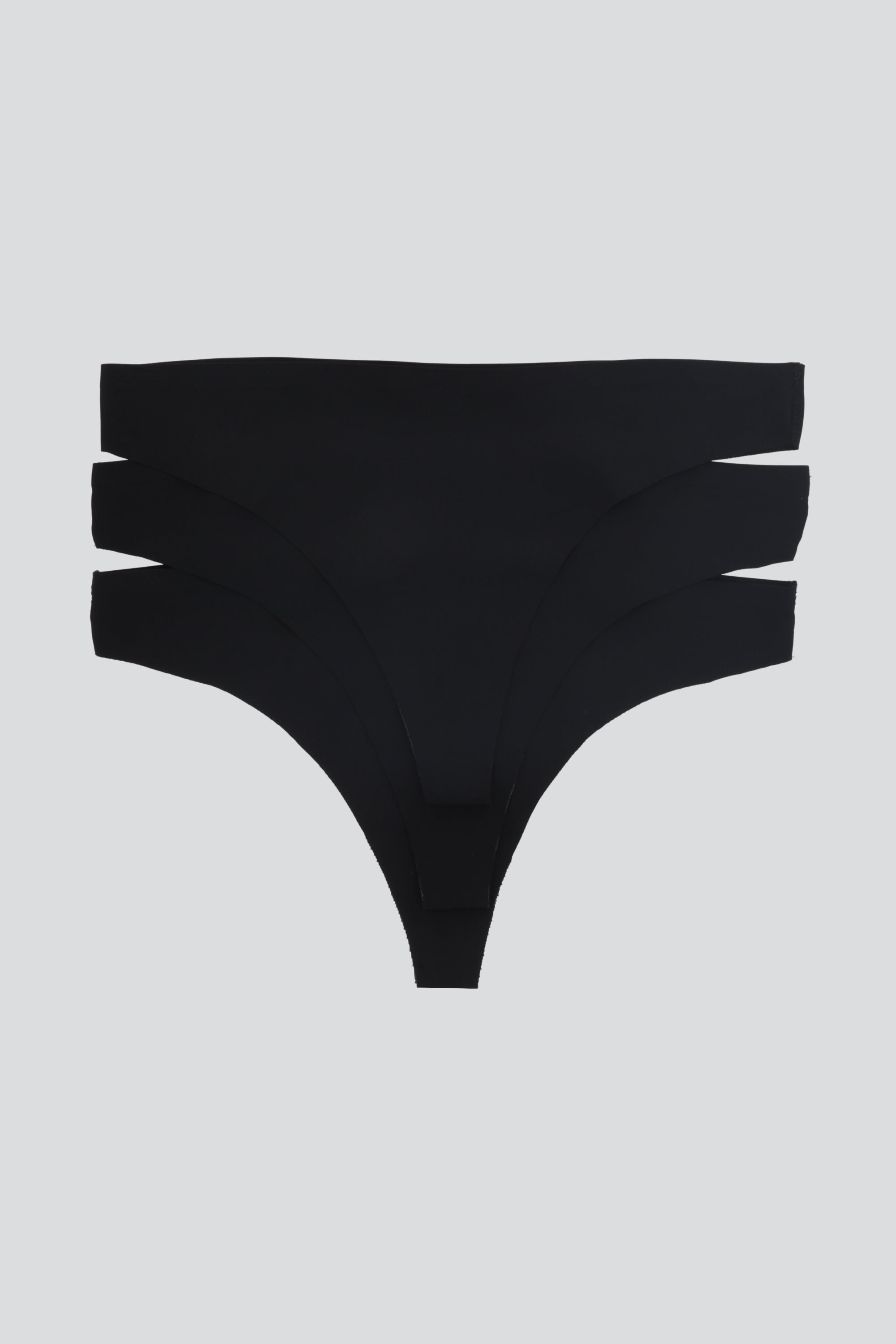 Tripack tanga invisible NEGRO