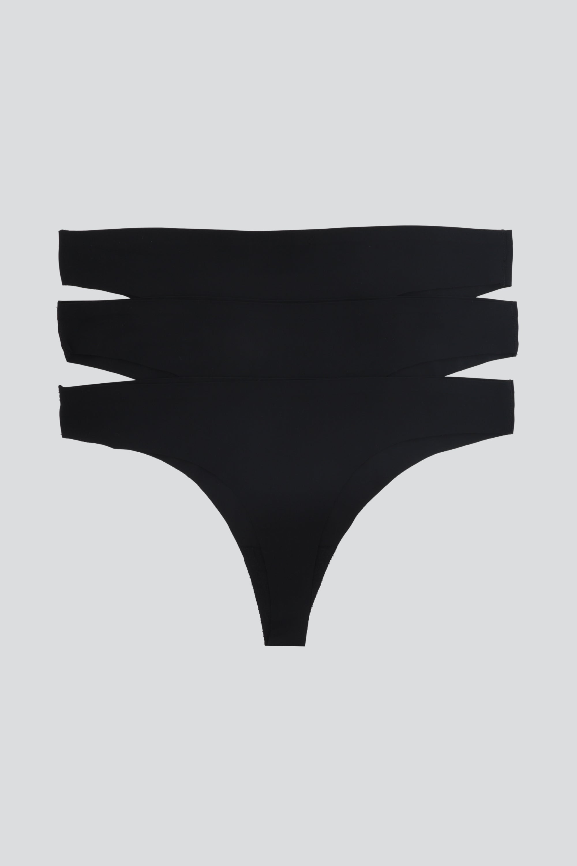 Tripack tanga invisible NEGRO