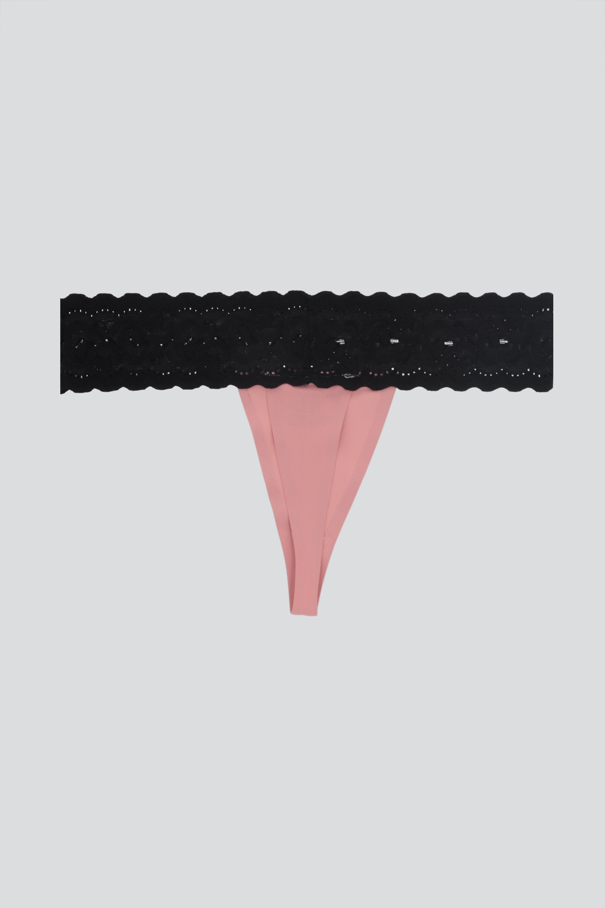 Tanga encaje elástico PALO DE ROSA