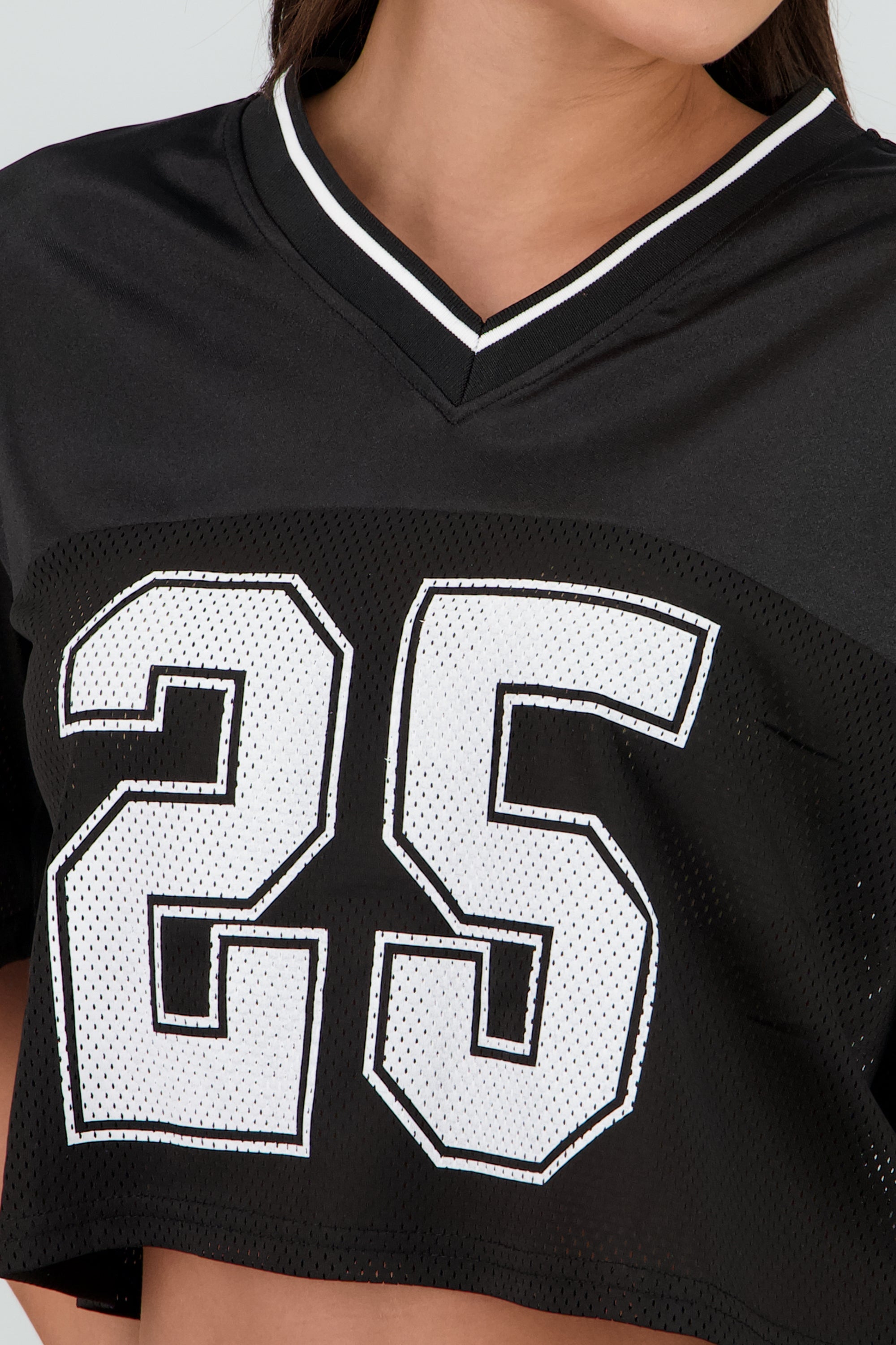 Playera deportiva #25 NEGRO