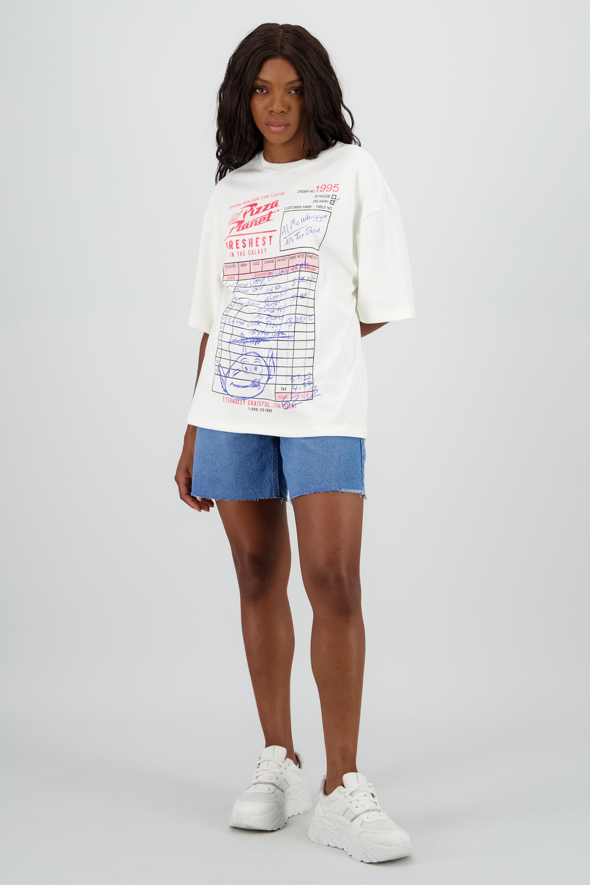 Playera ticket planeta HUESO