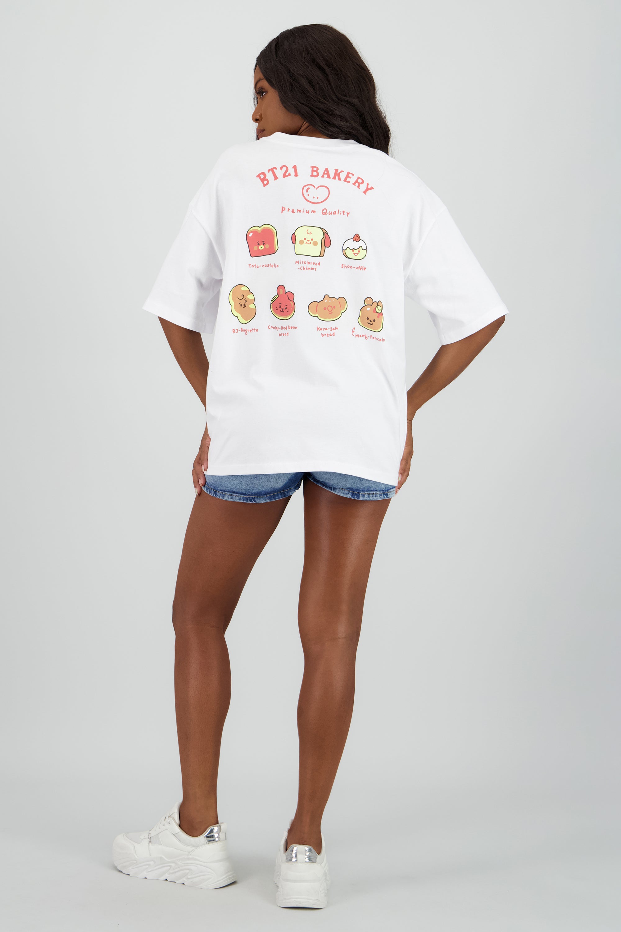 Playera bt21 bakery BLANCO