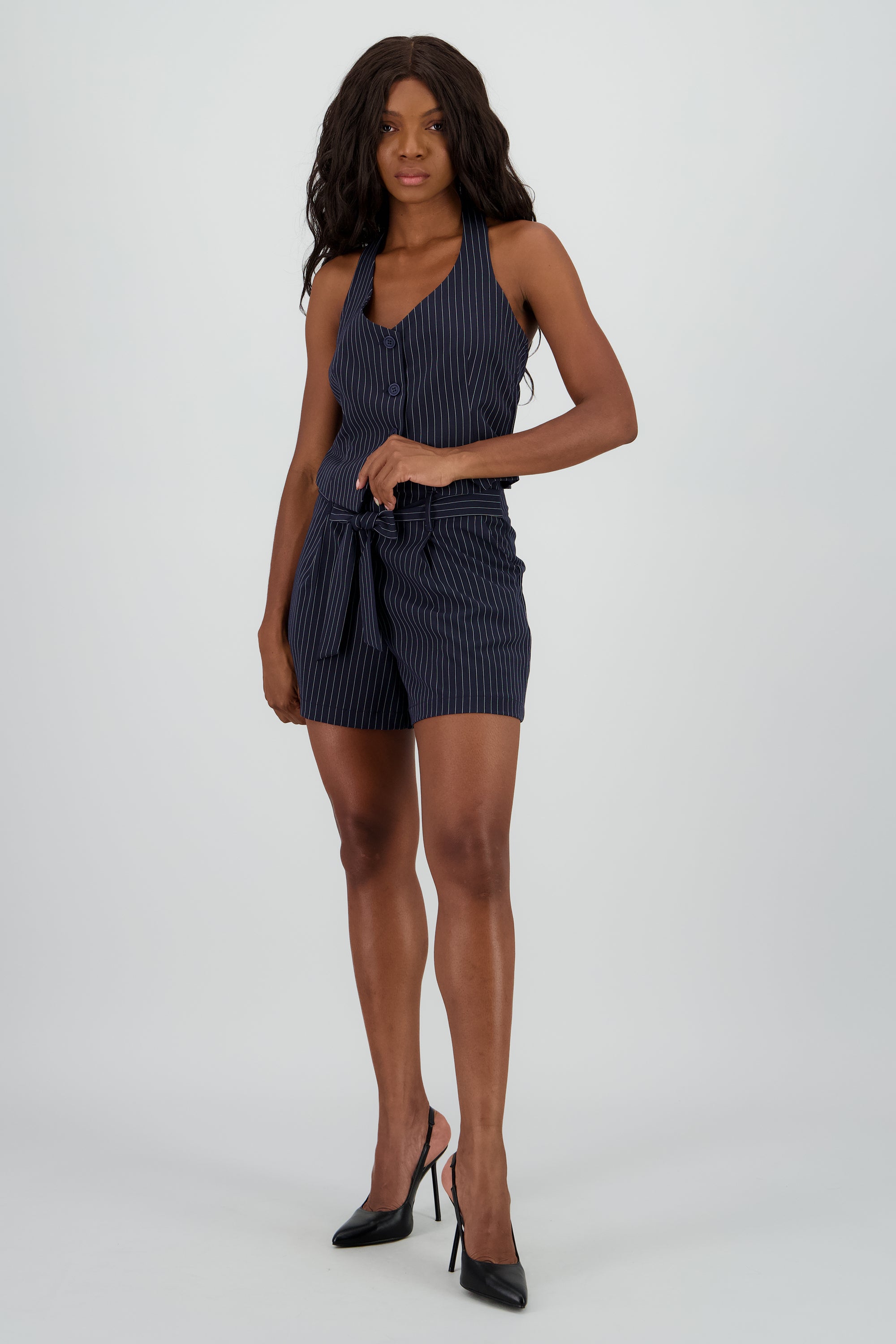 Shorts sastre cintro rayas MARINO COMBO