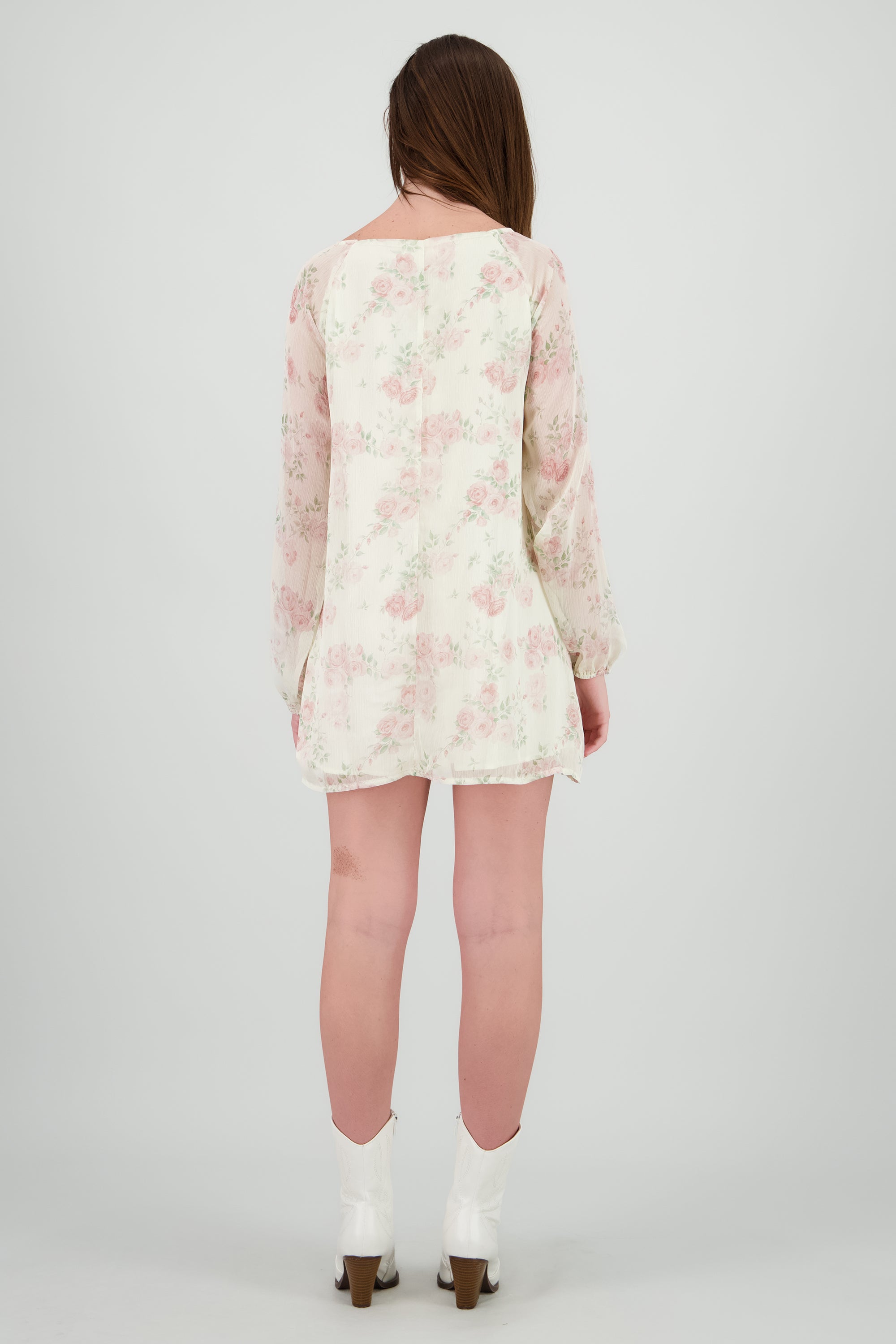 Vestido mini olanes ROSA COMBO