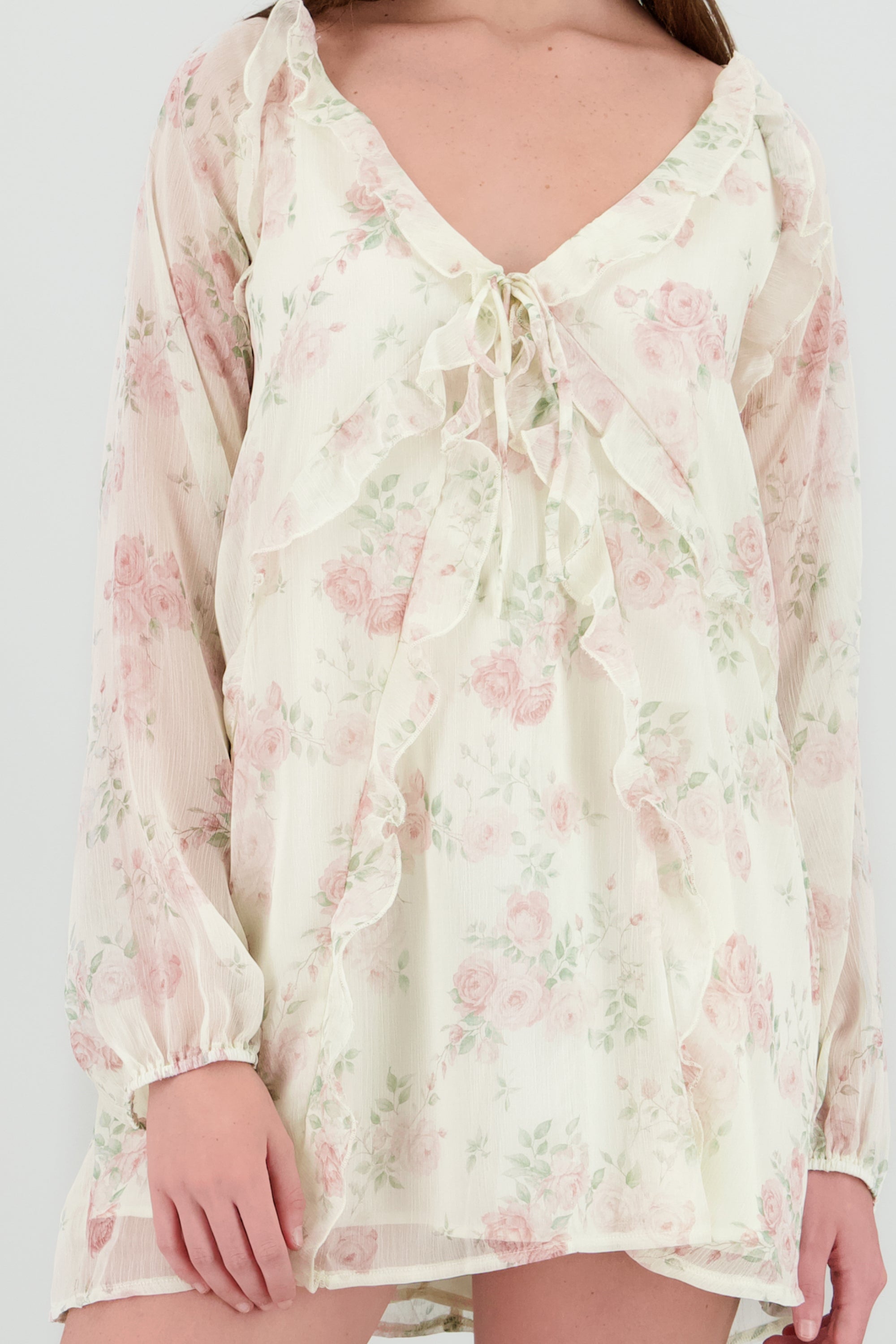 Vestido mini olanes ROSA COMBO
