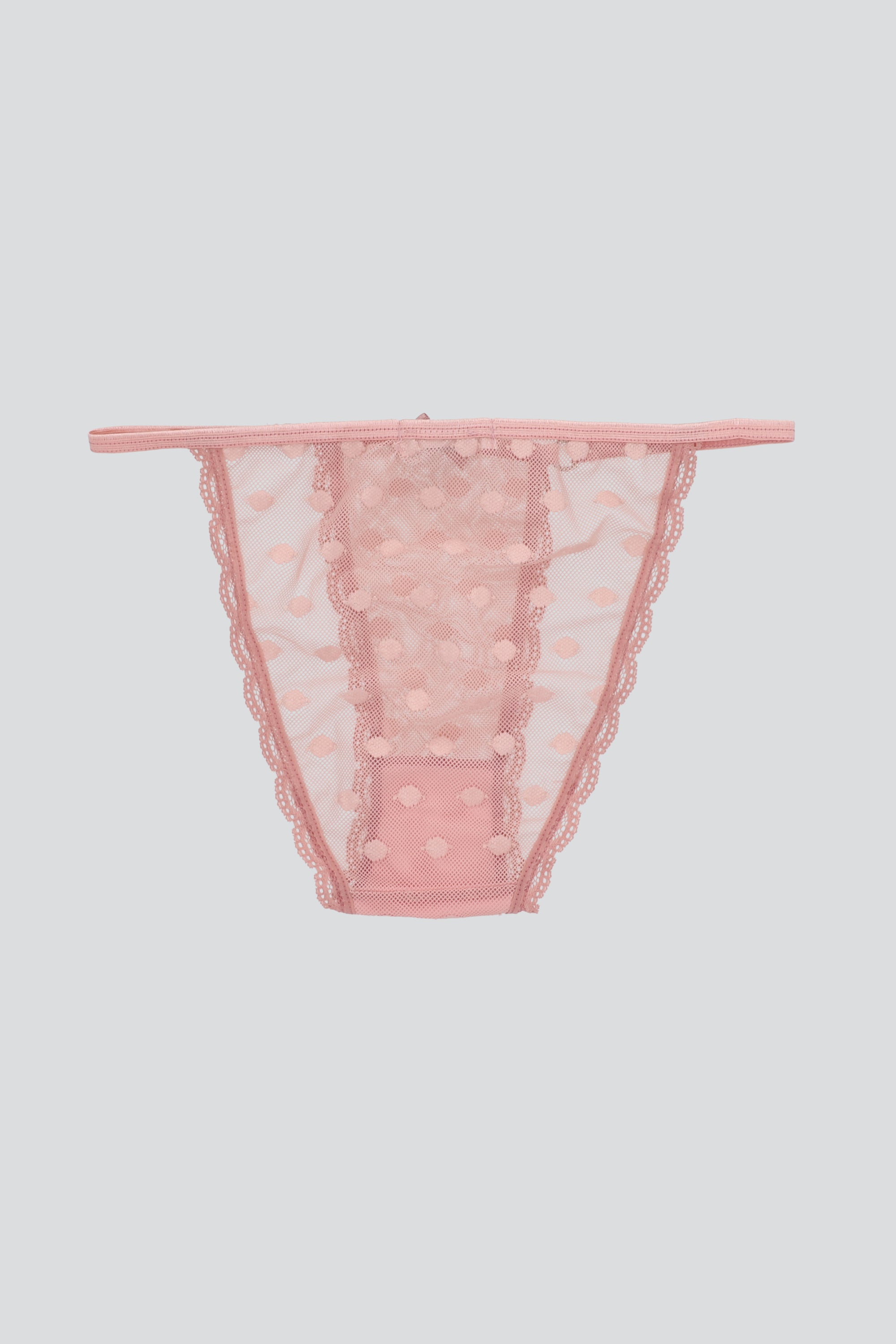 Bikini tira lateral luniperla PALO DE ROSA
