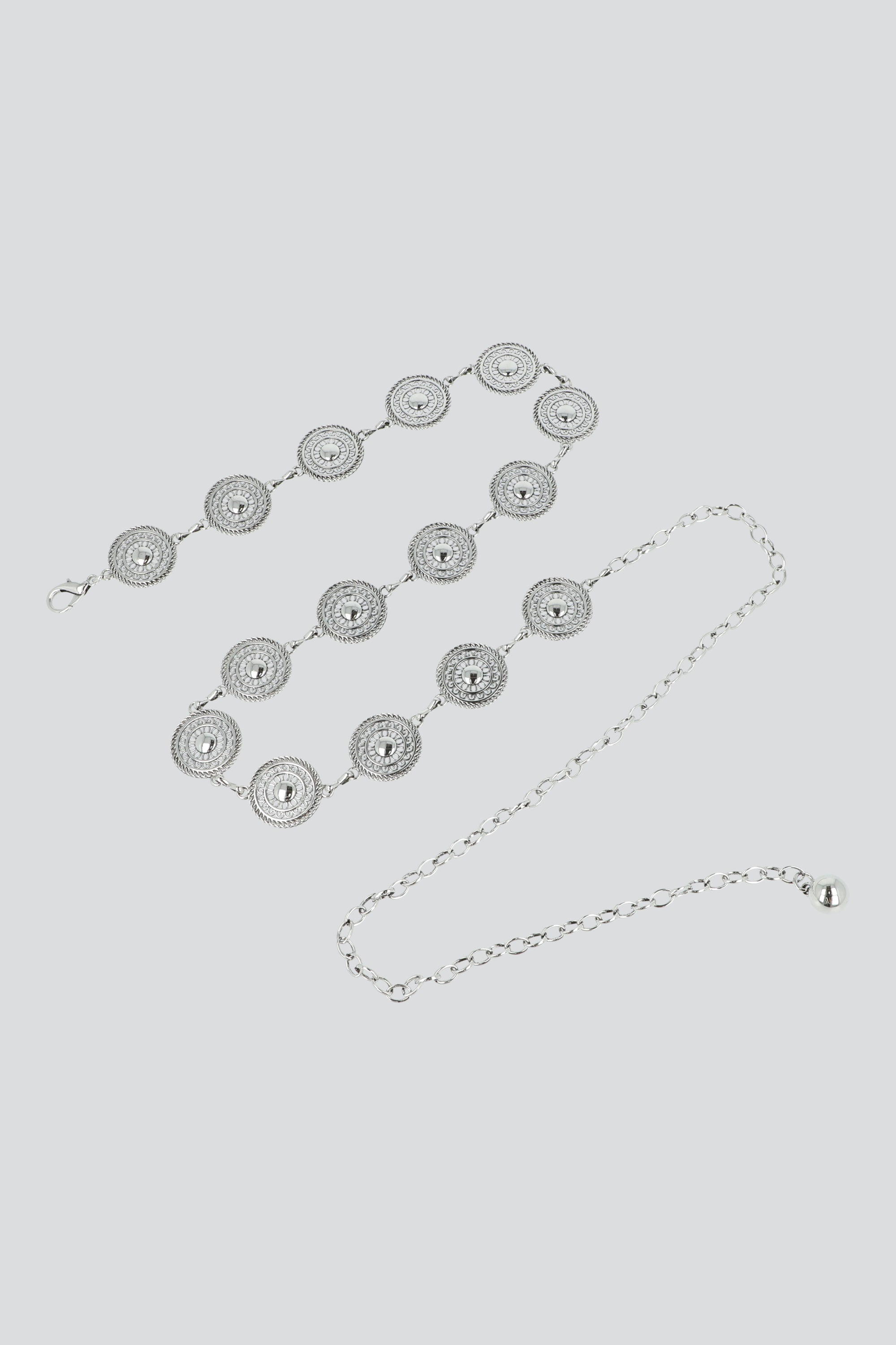 Cinturon cadena boho PLATA