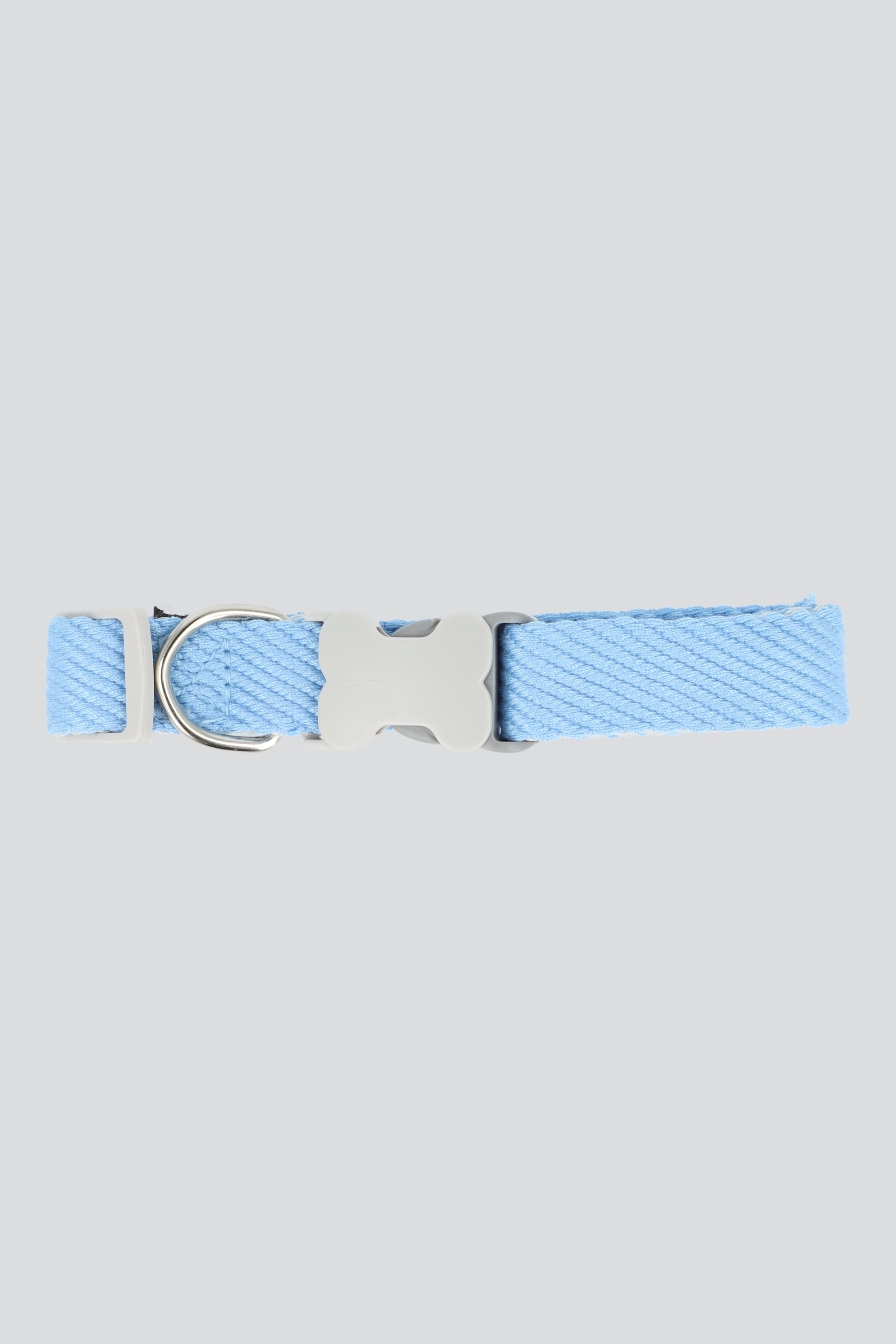 Collar mascota hebilla hueso AZUL