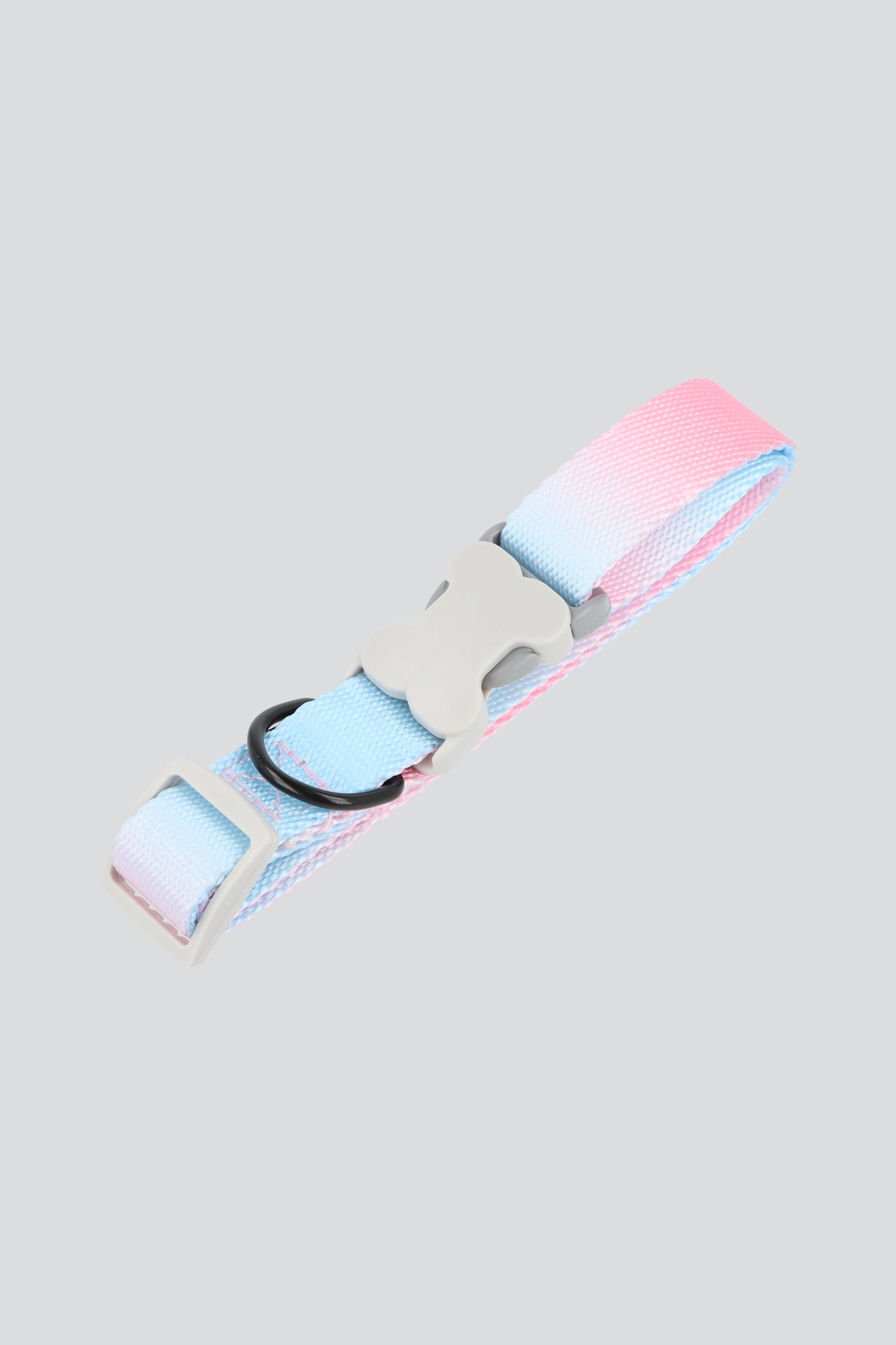 Collar mascota bicolor hueso ROSA