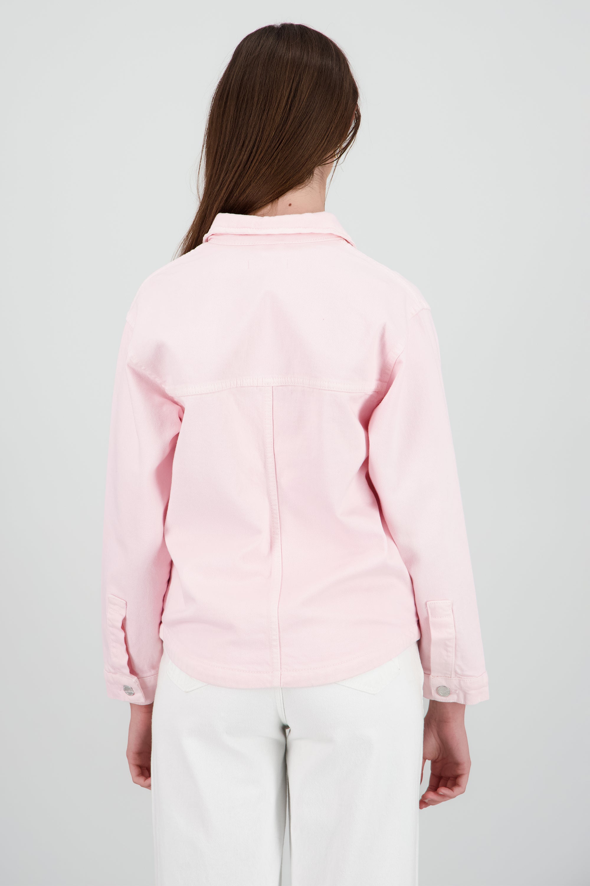 Sobrecamisa oversize corte ROSA PASTEL