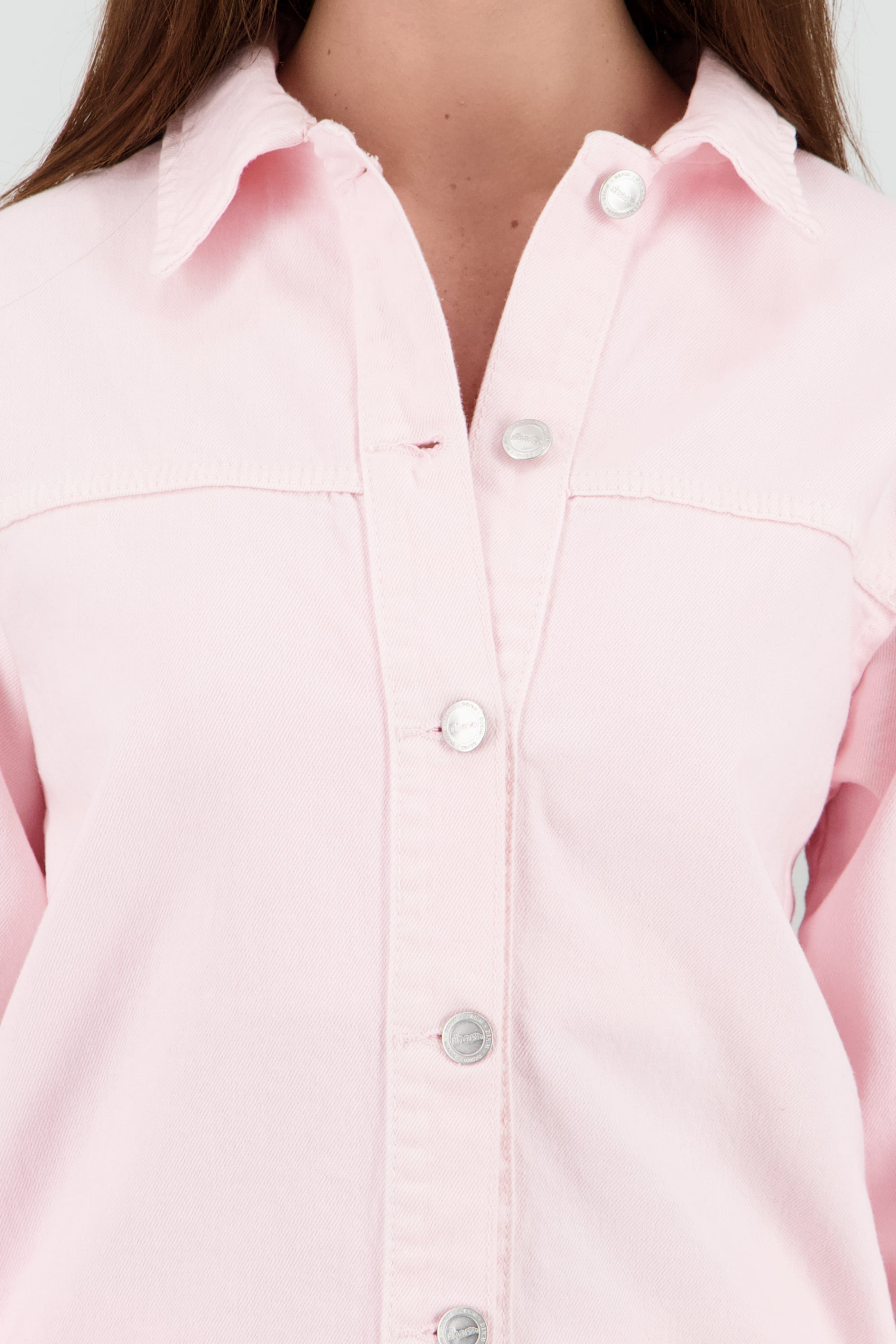 Sobrecamisa oversize corte ROSA PASTEL
