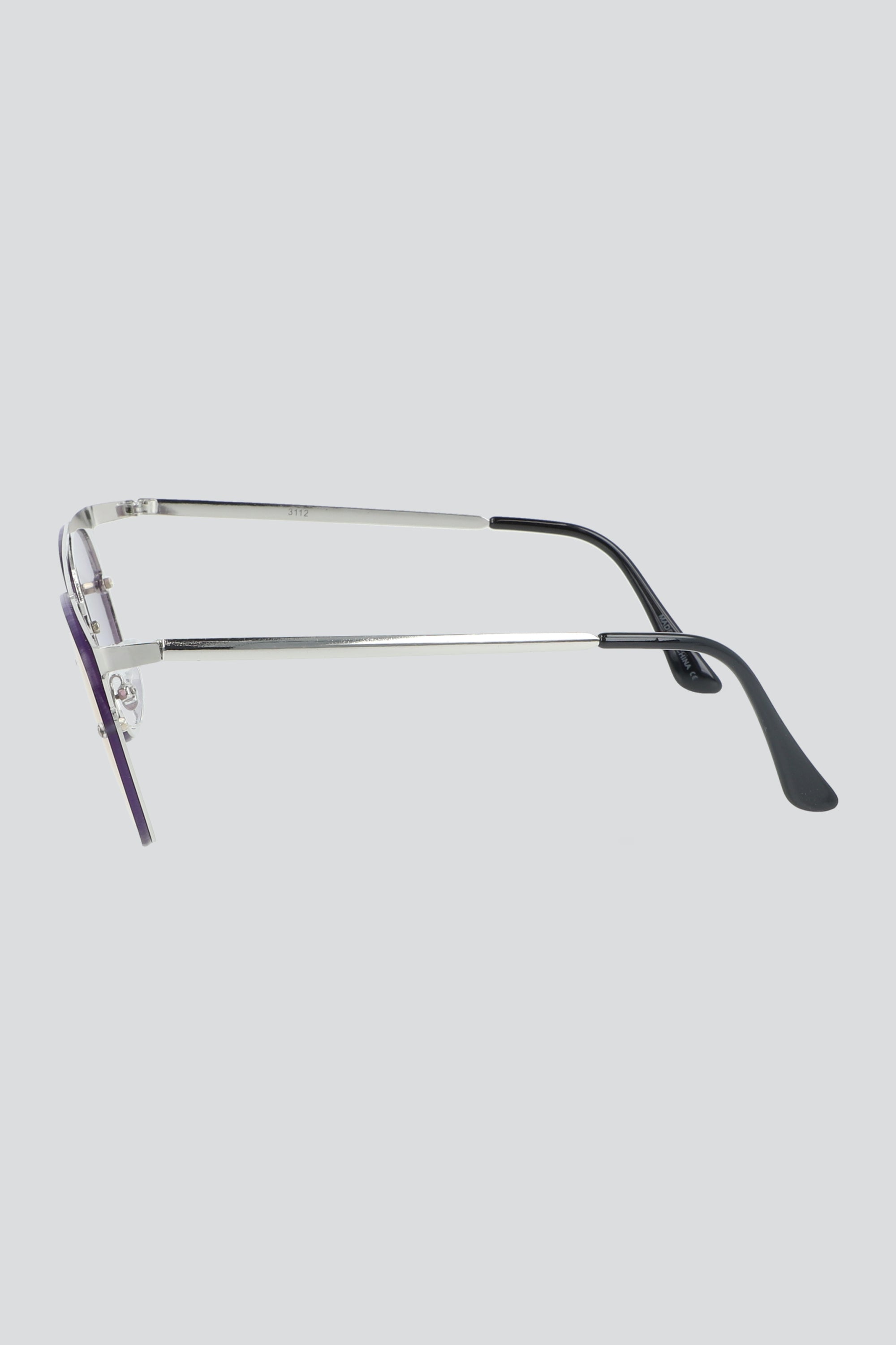 Lentes retro doble metal PLATA