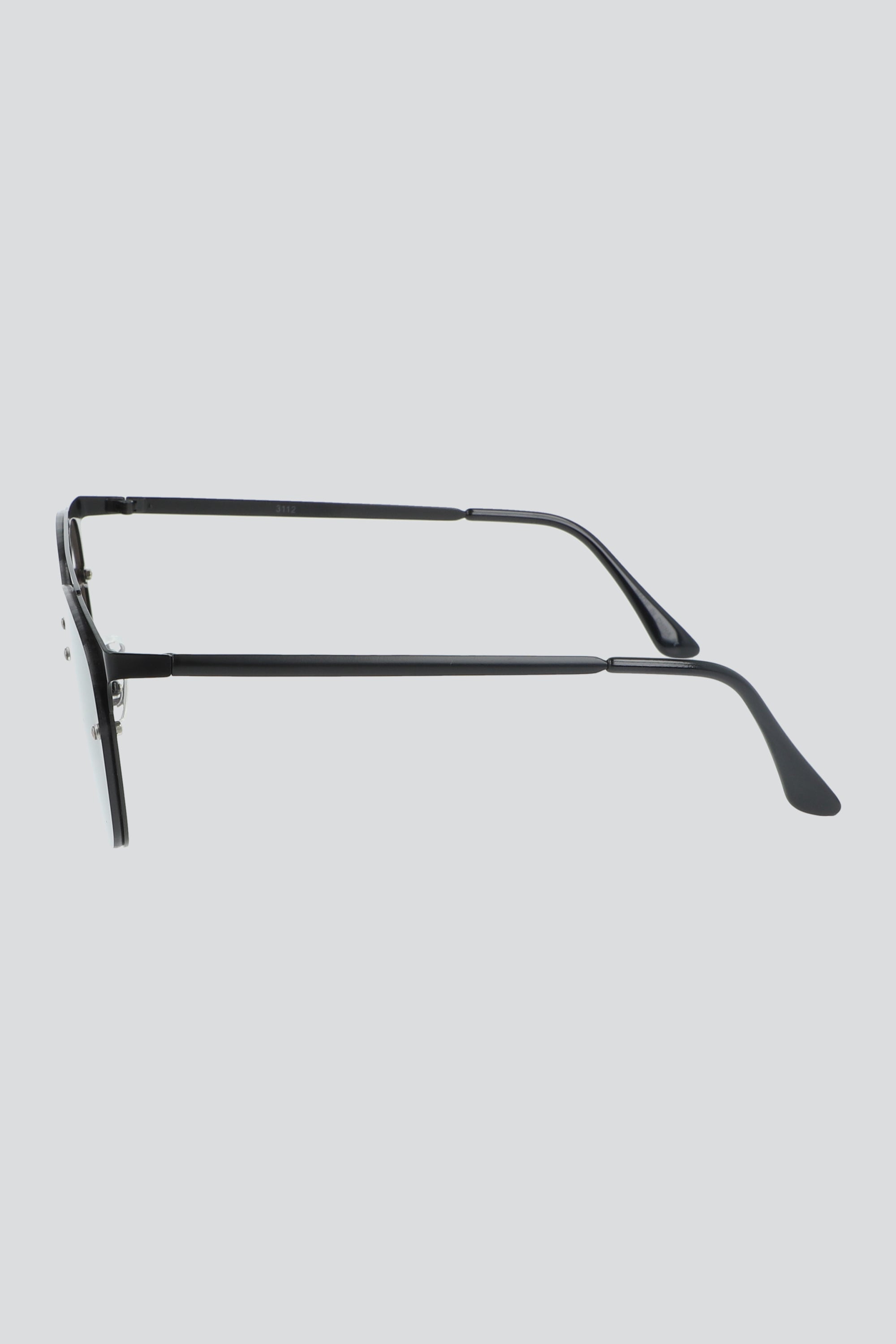 Lentes retro doble metal NEGRO