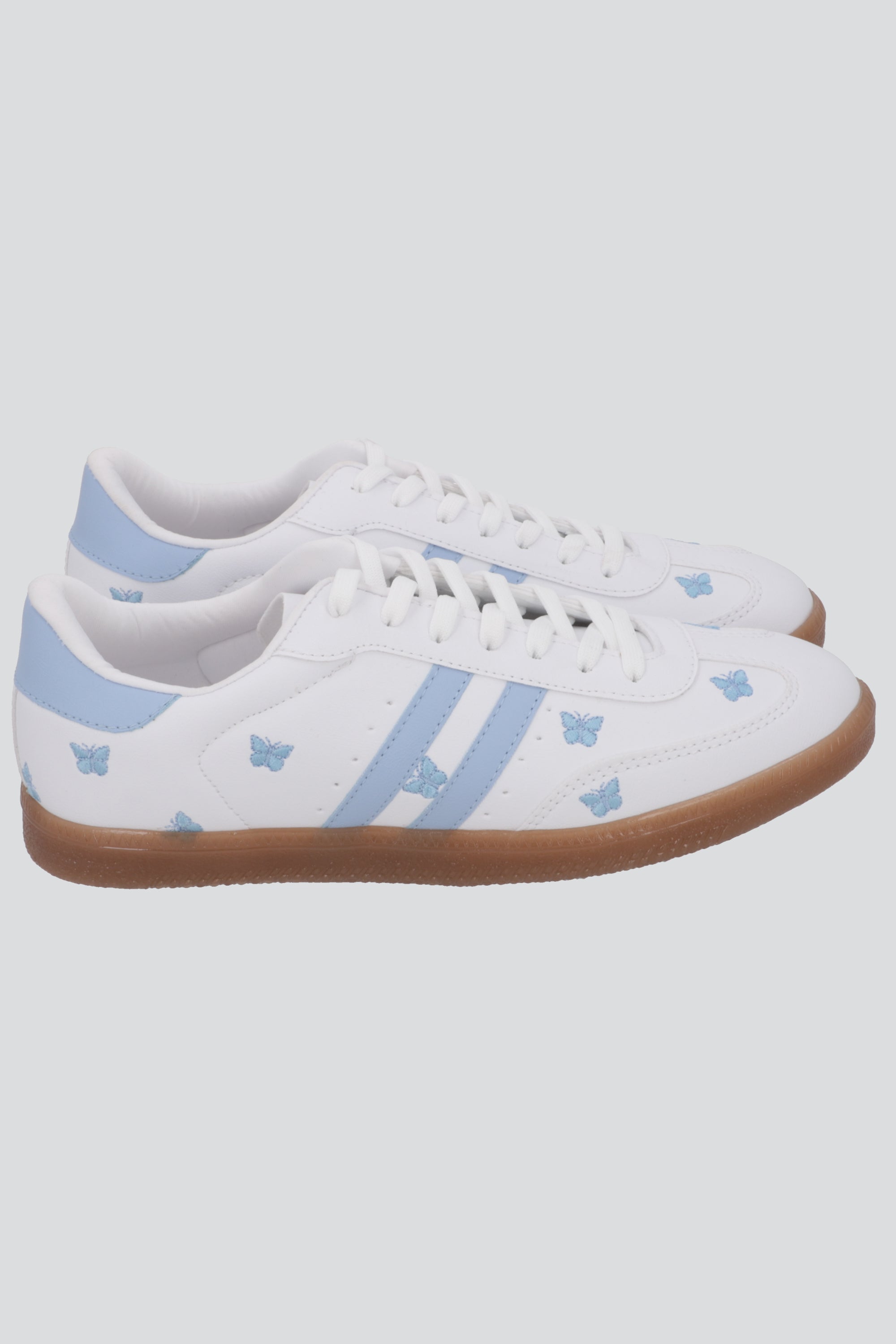 Tenis dos lineas mariposa AZUL