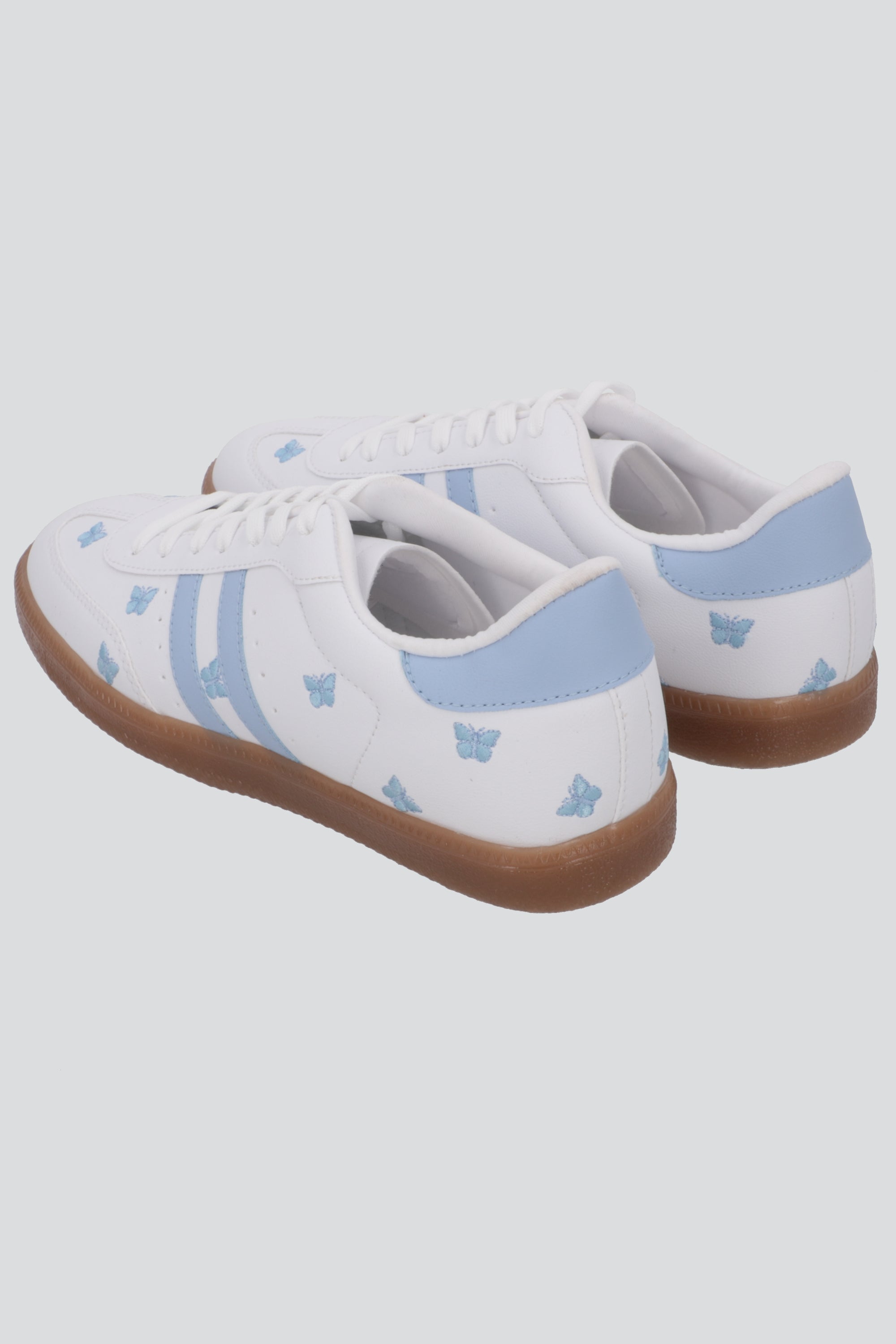 Tenis dos lineas mariposa AZUL