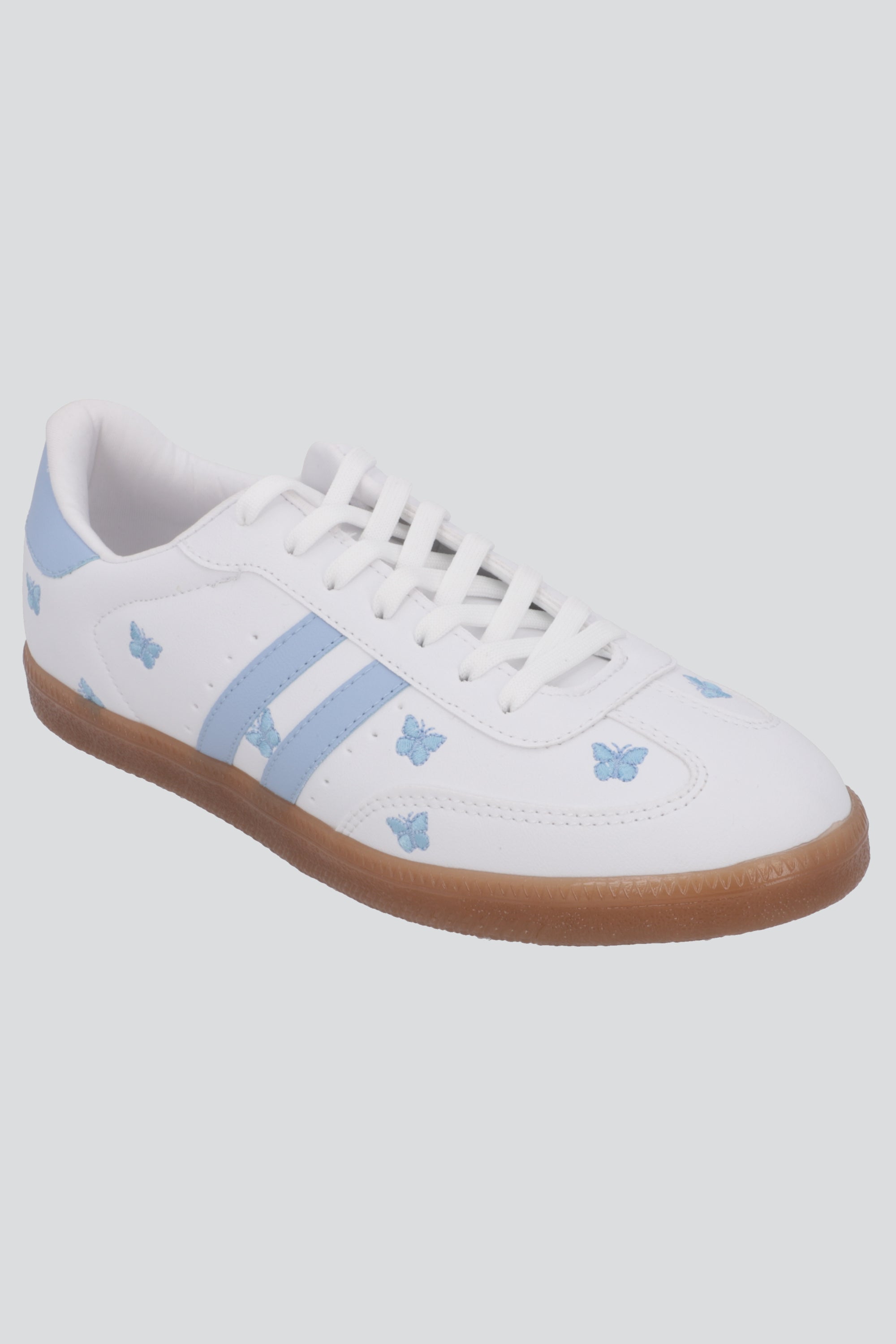 Tenis dos lineas mariposa AZUL