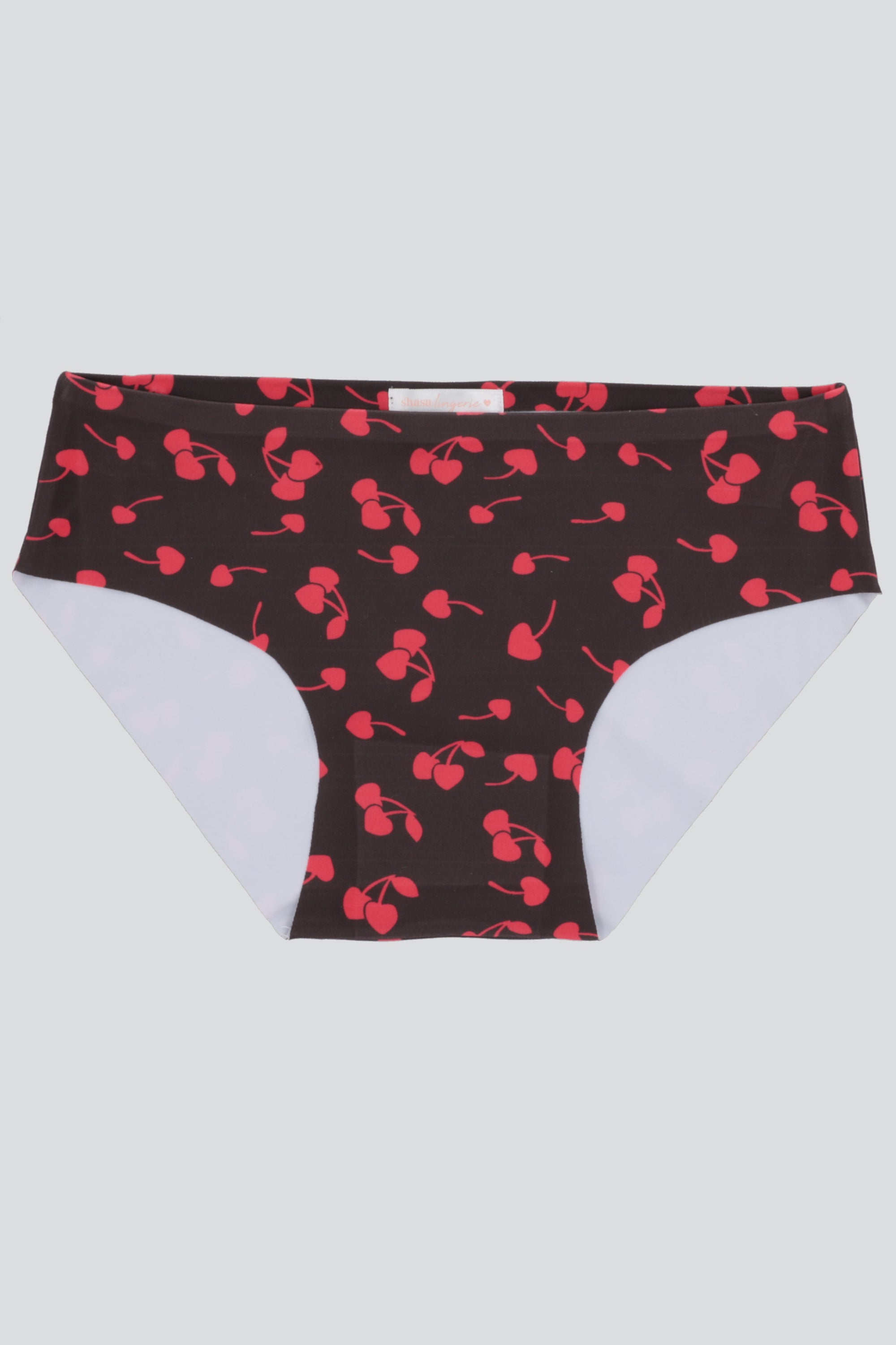 Bikini estampado cerezas NEGRO