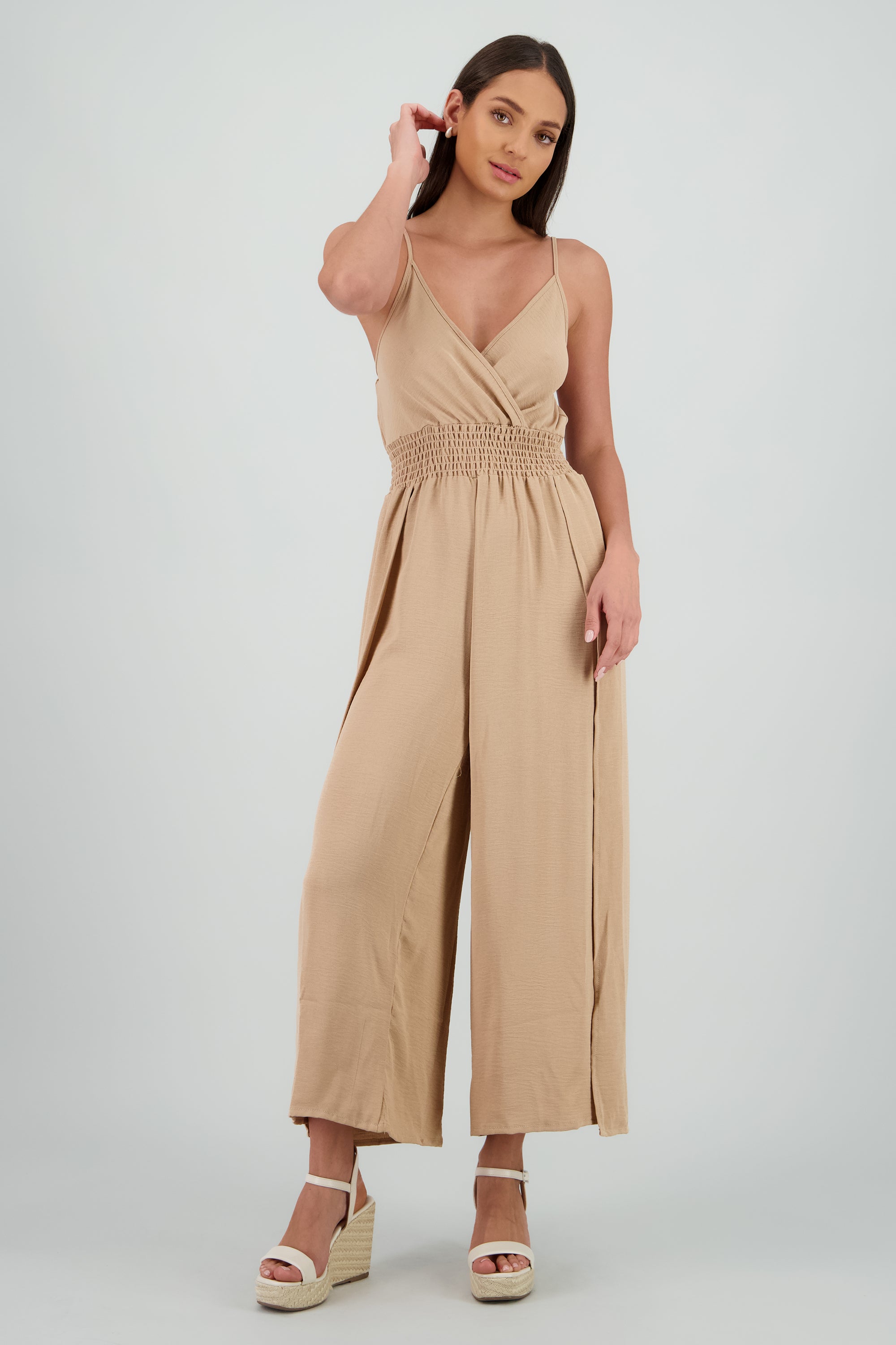 Jumpsuit liso BEIGE