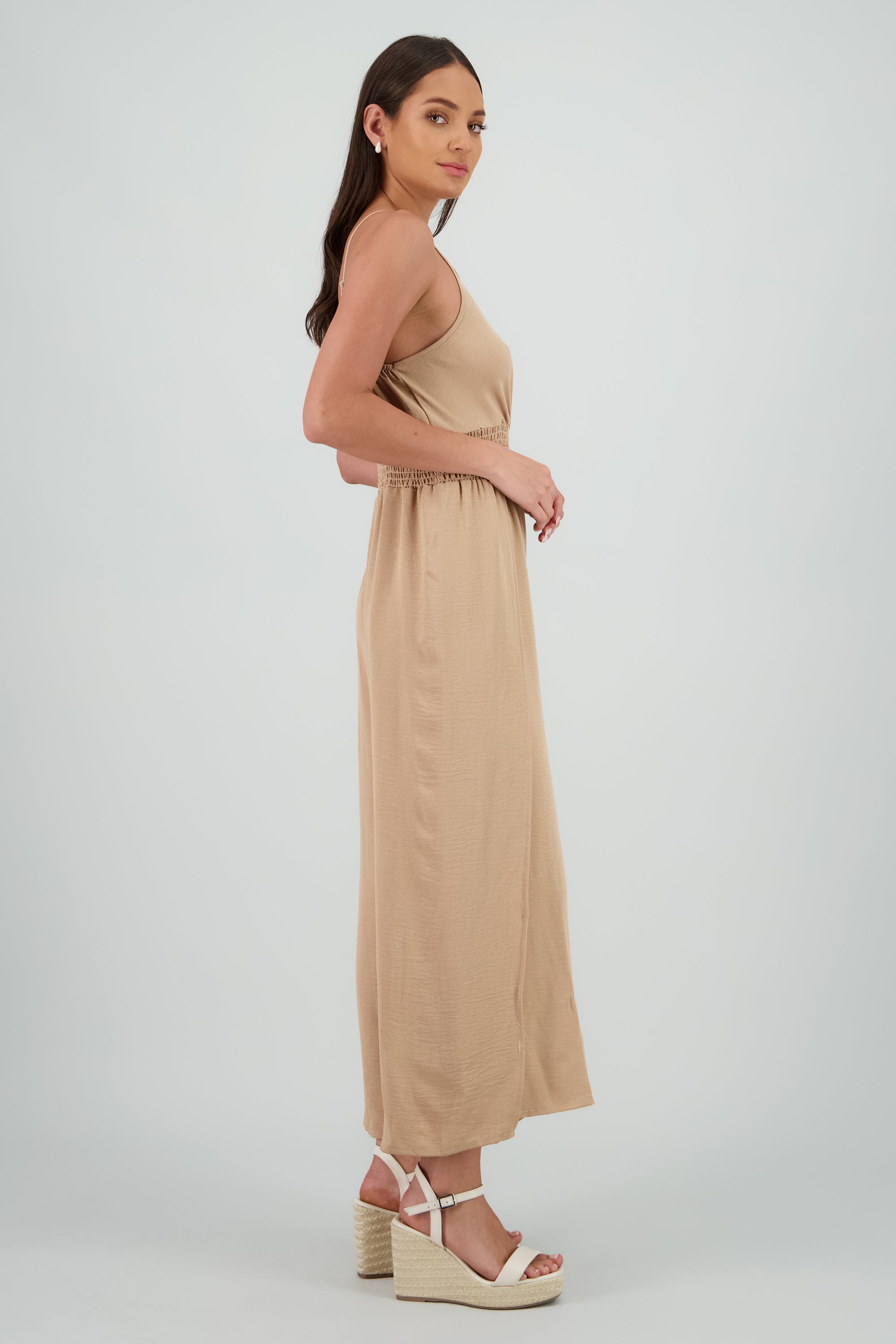 Jumpsuit liso BEIGE