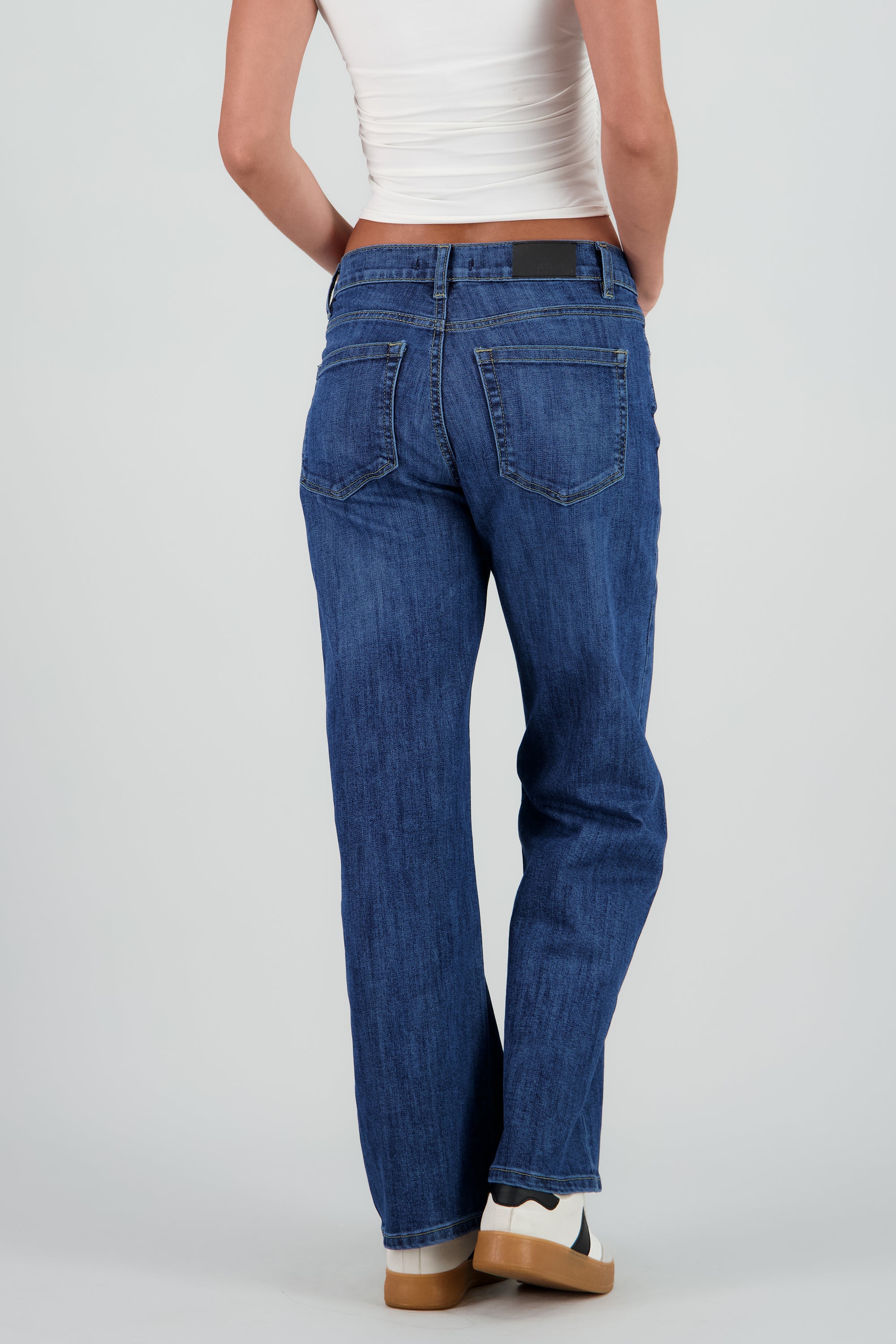 Jeans básicos wide leg DARK WASH
