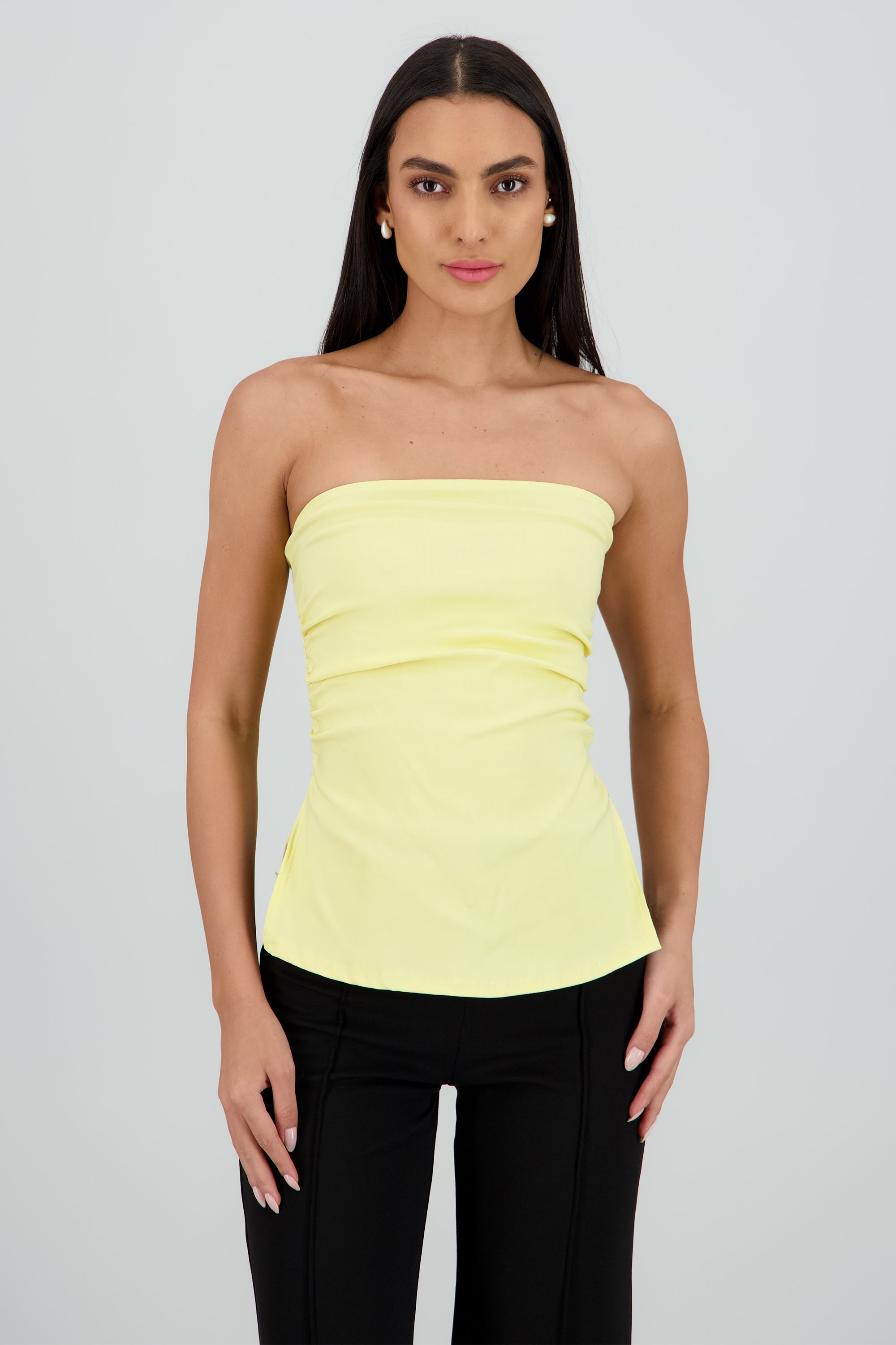 Top tubo abertura costados AMARILLO
