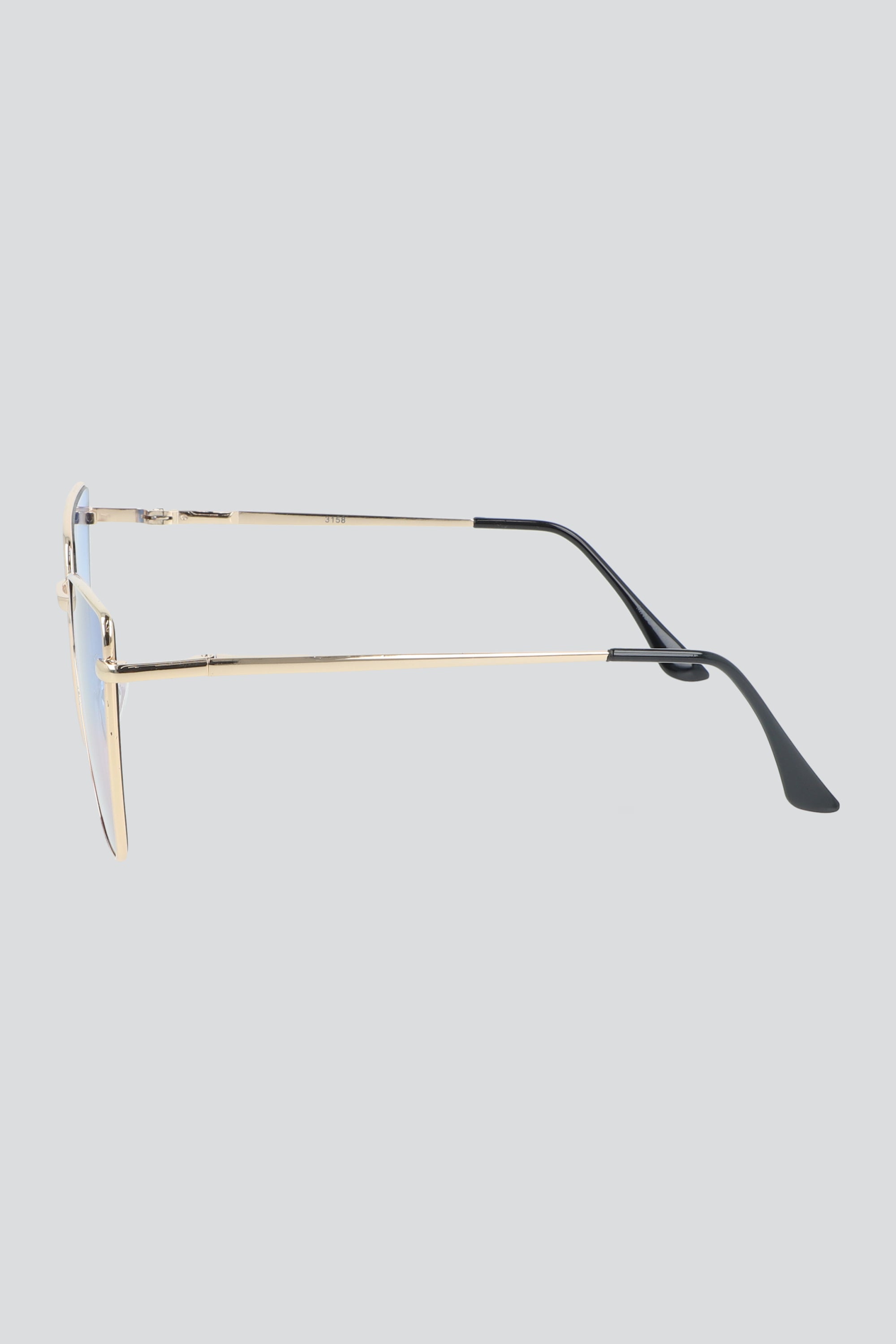 Lentes semi cat eye traslucidos AZUL COMBO