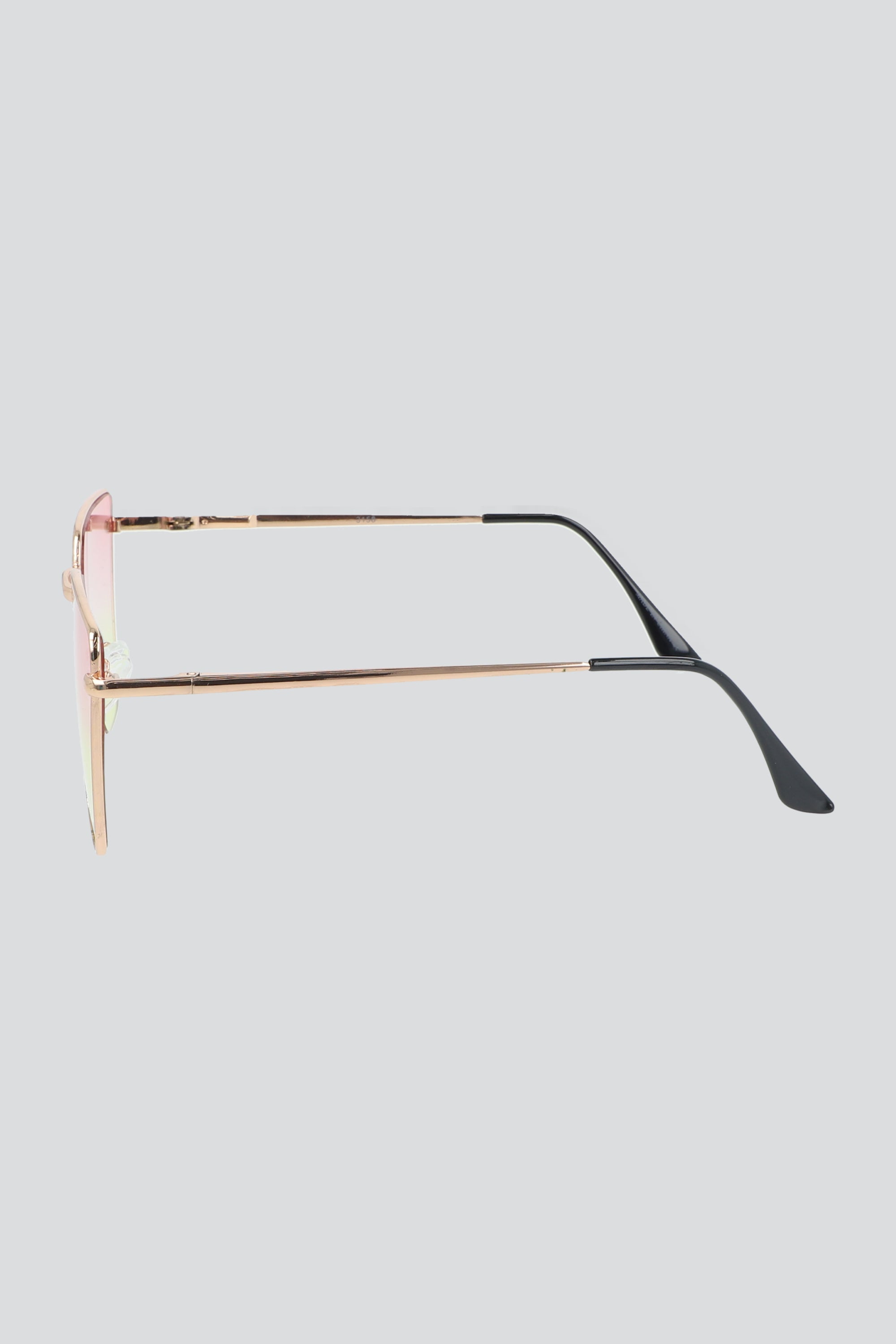Lentes semi cat eye traslucidos ROSA
