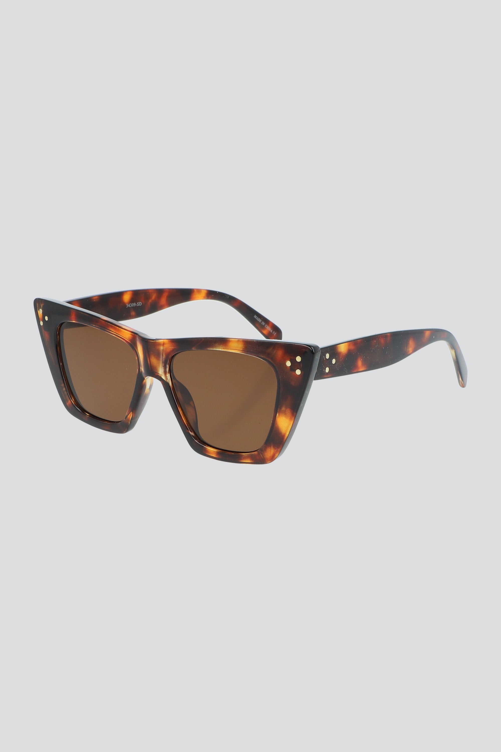 Lentes oversize puntos metalicos CAFE