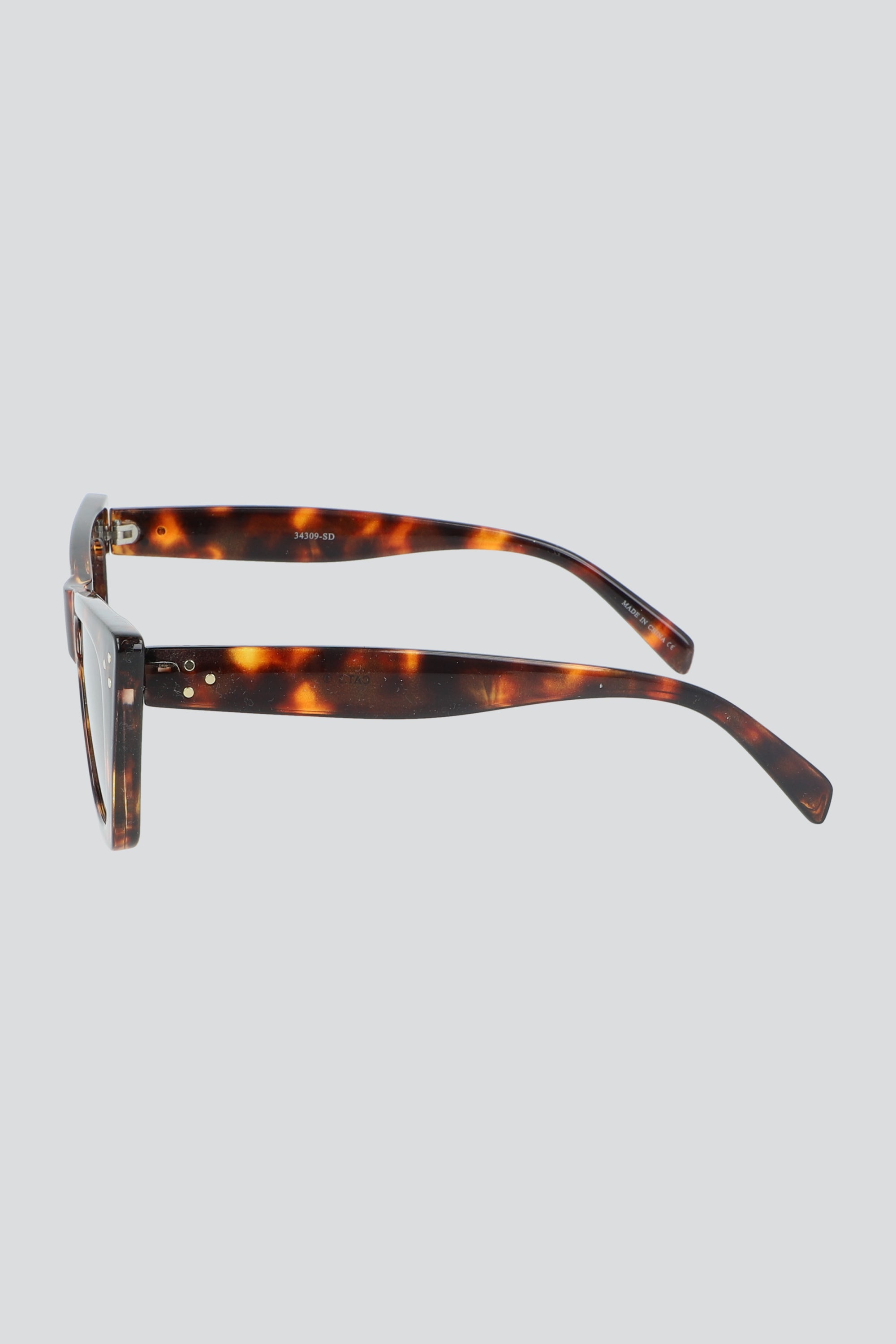 Lentes oversize puntos metalicos CAFE