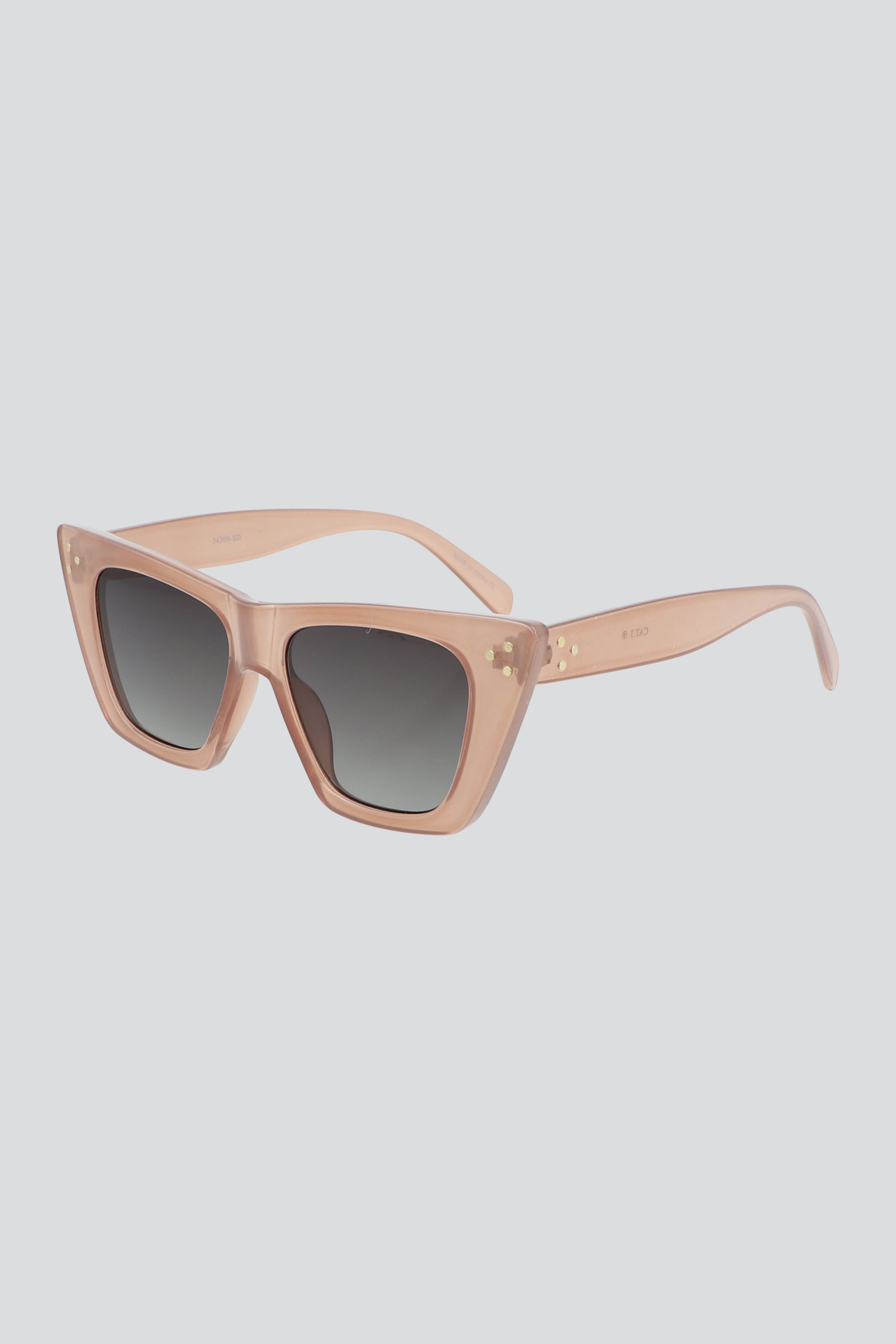 Lentes oversize puntos metalicos ROSA