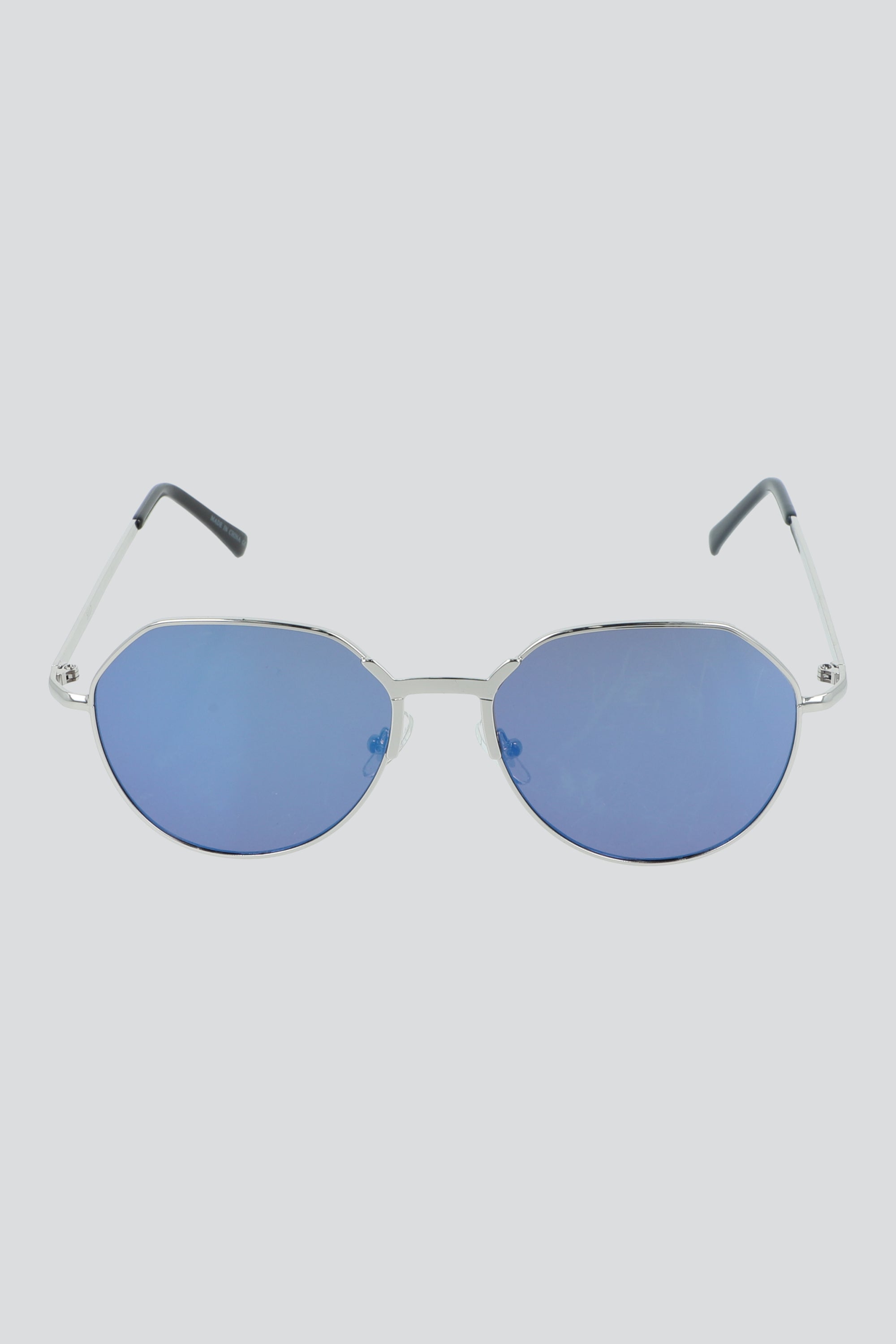 Lentes geometricos mica color AZUL