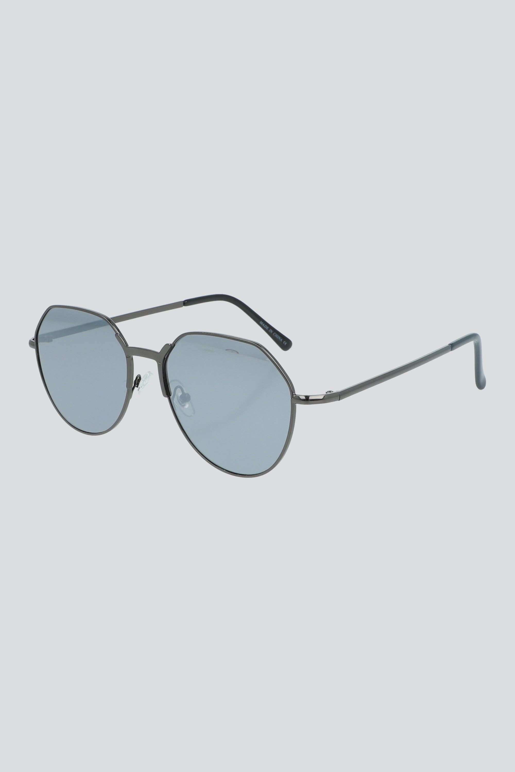 Lentes geometricos mica color GRIS