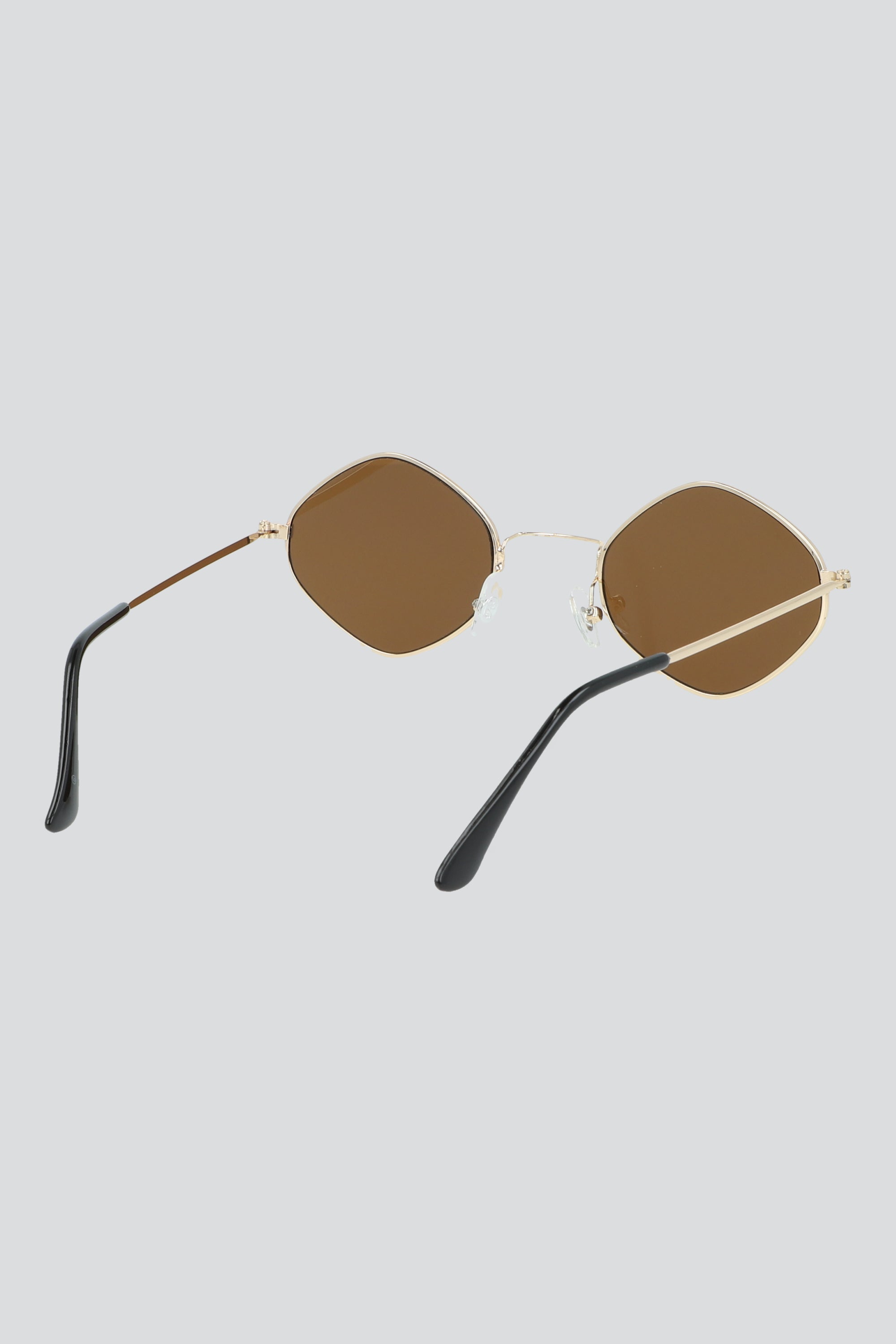 Lentes rombo mica color CAFE