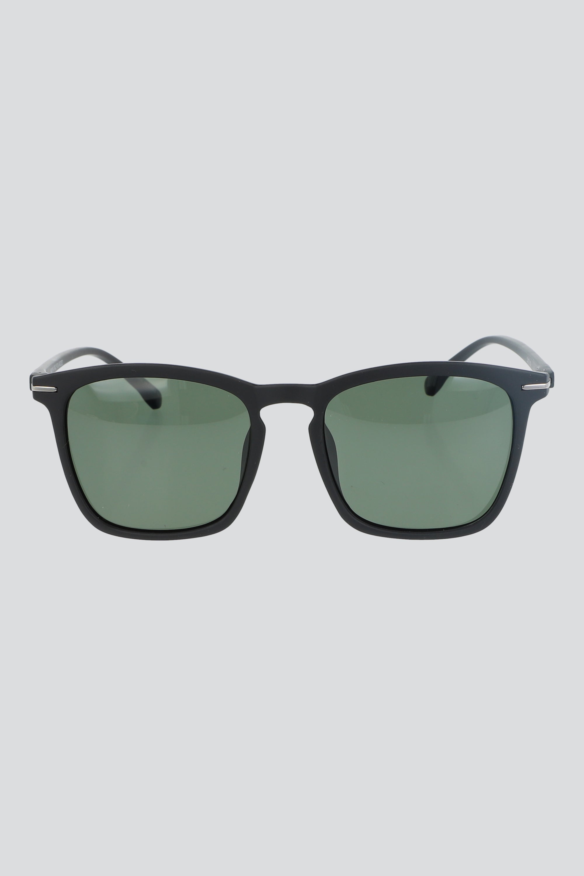 Lentes cuadrados pasta delgada NEGRO