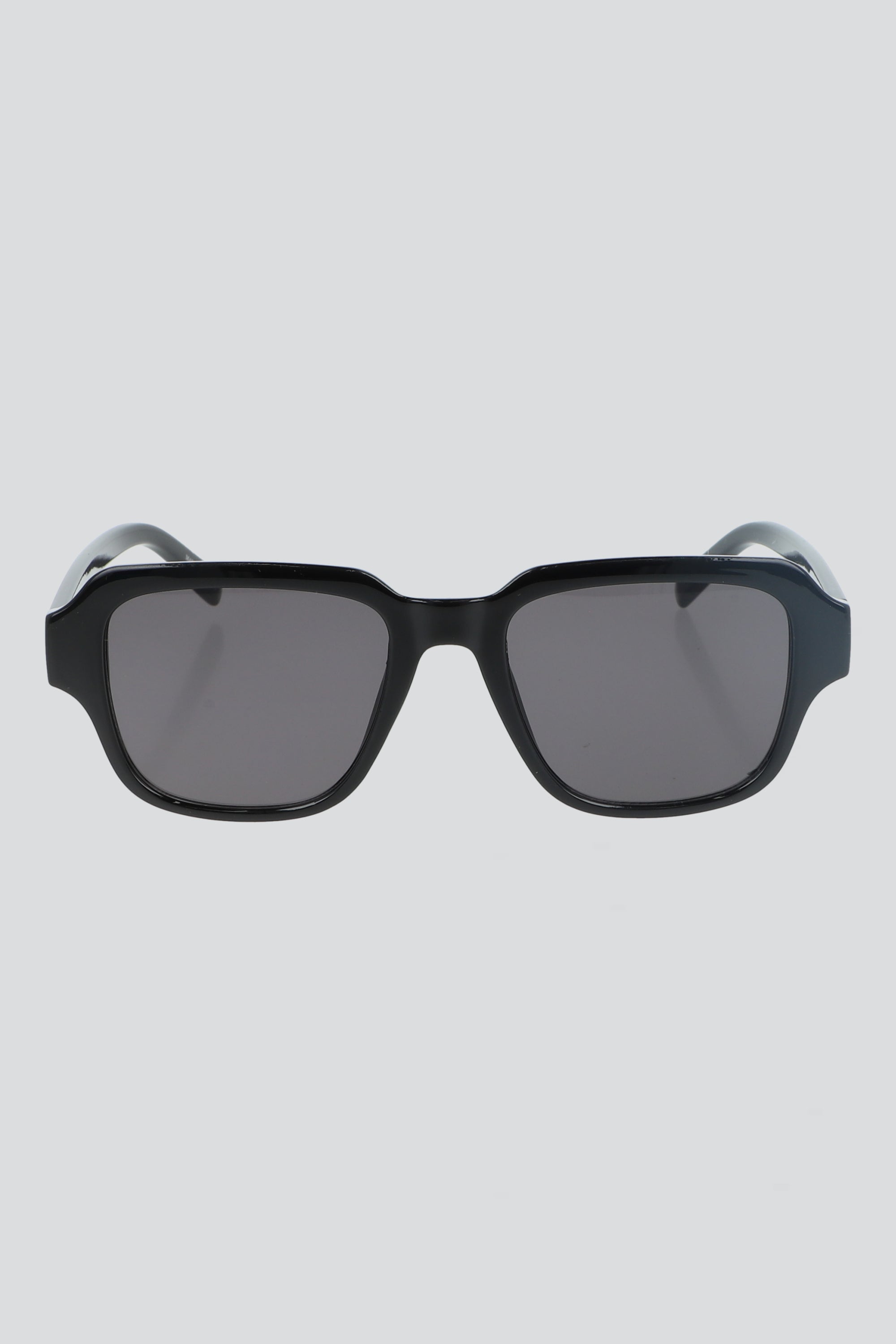 Lentes cuadrados pata asimetrica NEGRO