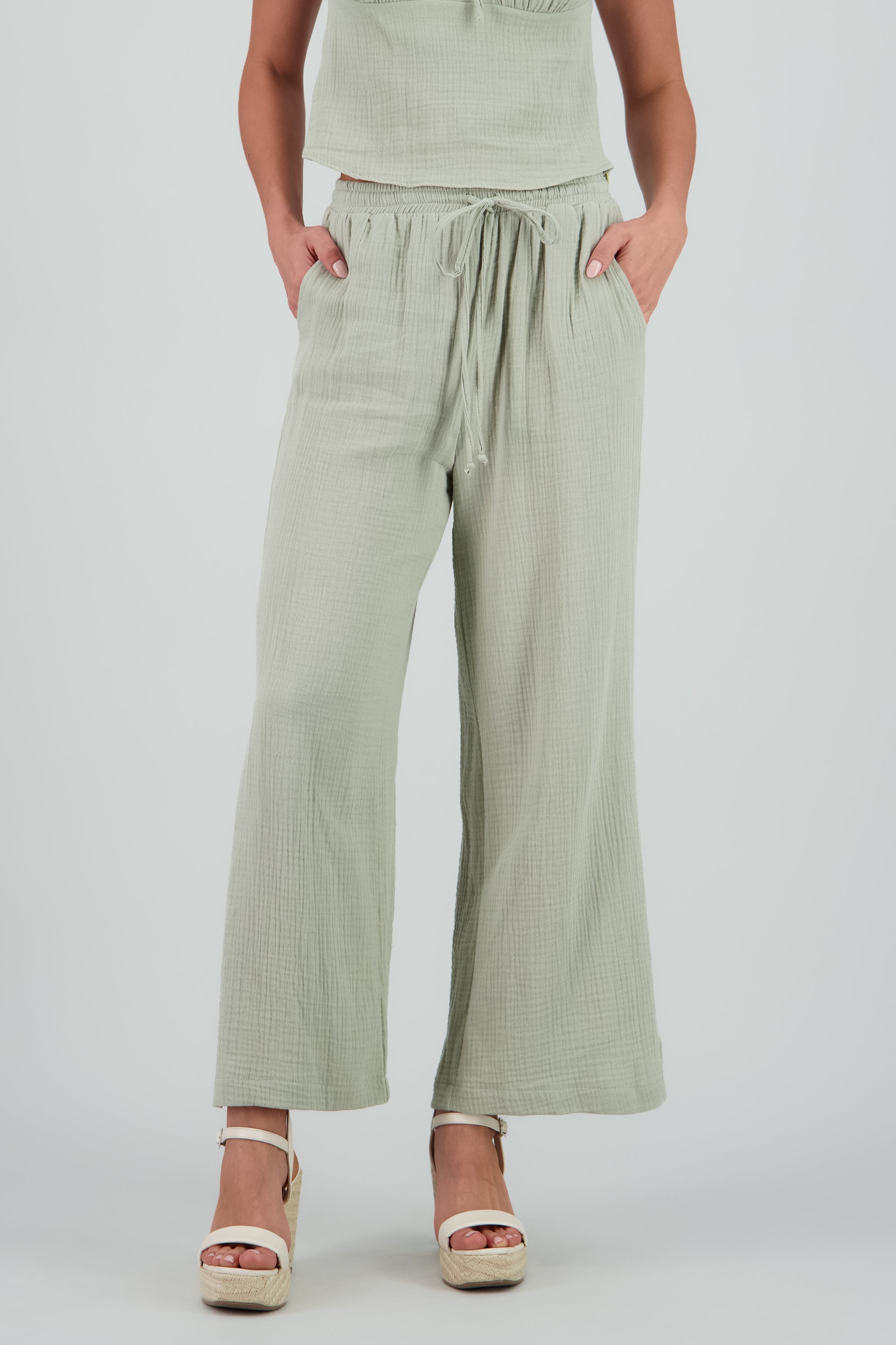 Pantalon fluido wide leg SAGE