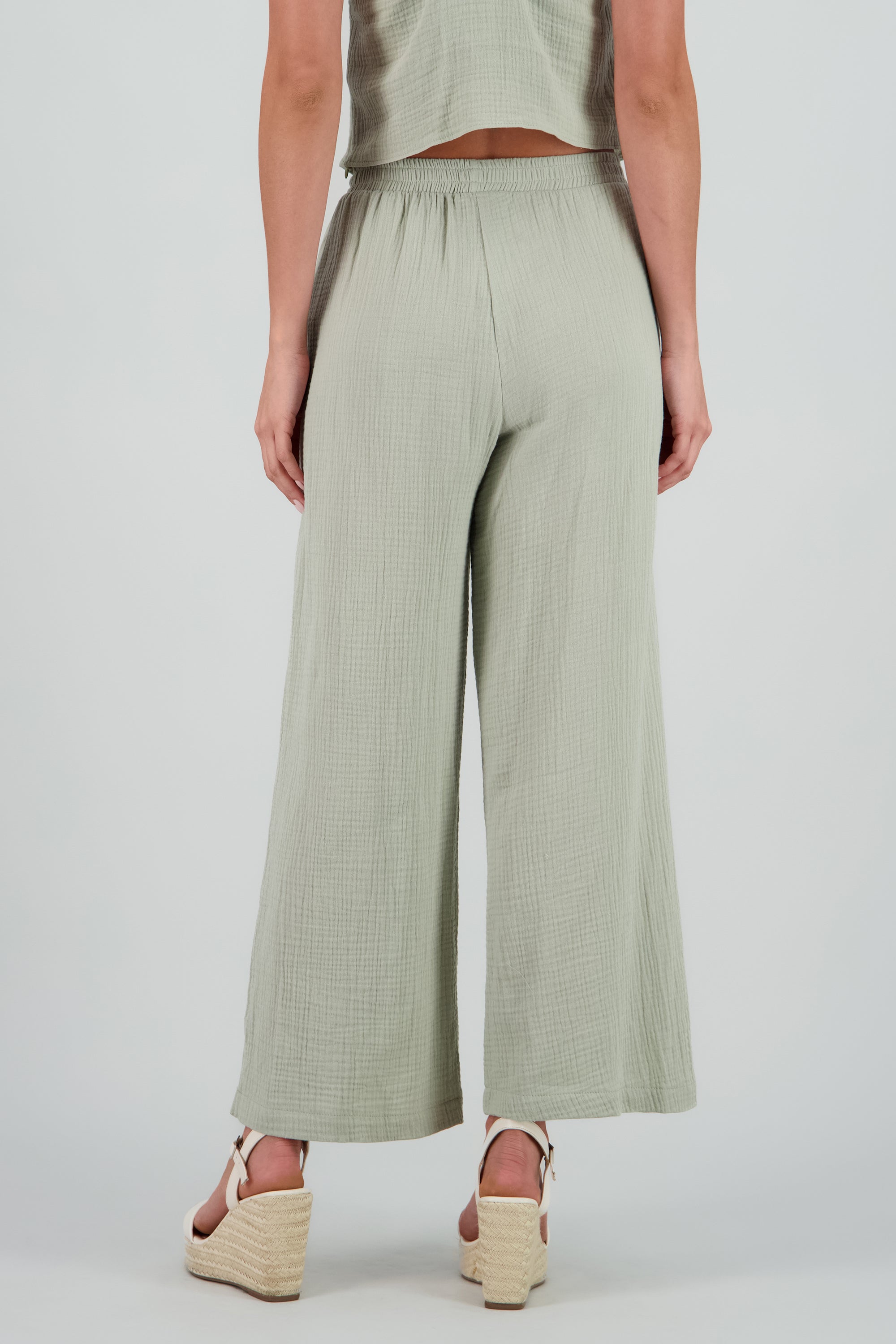 Pantalon fluido wide leg SAGE