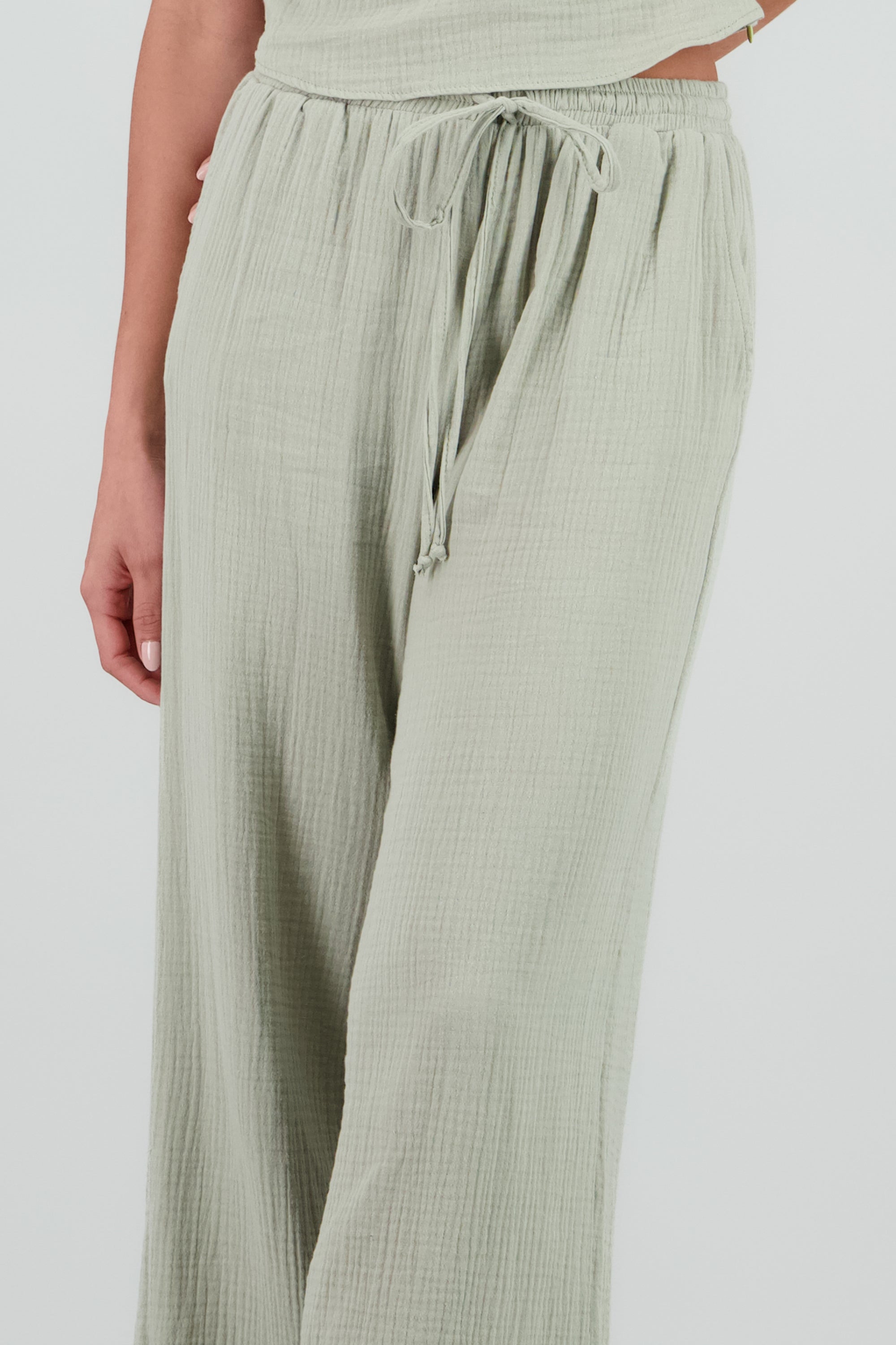 Pantalon fluido wide leg SAGE