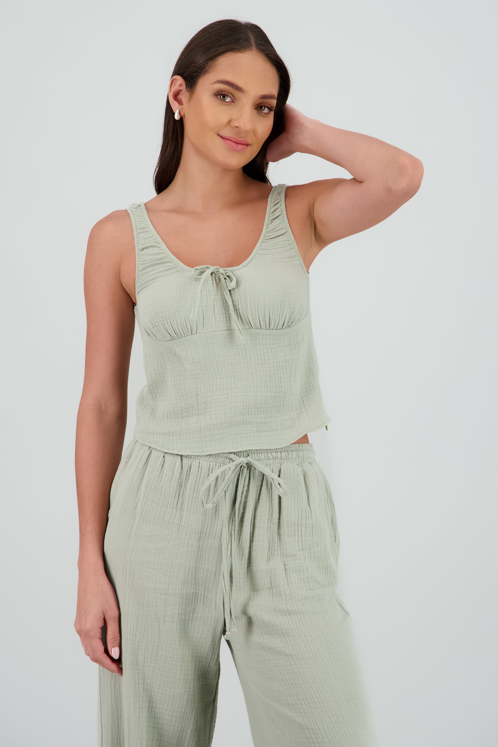Top tirantes detalle moño SAGE